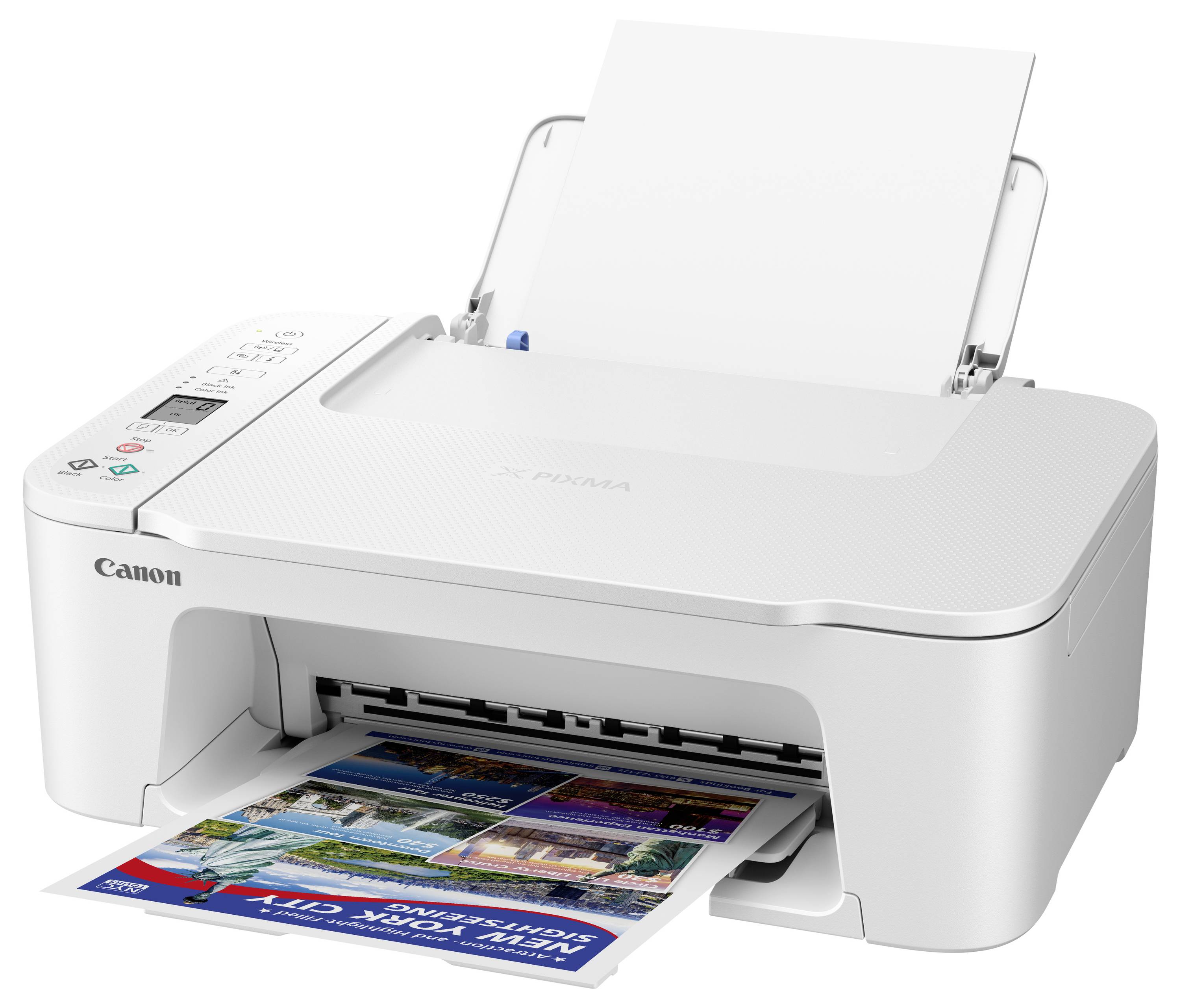 Canon PIXMA TS3751I EUR WH Multifunktionsdrucker Tintenstrahl Farbe A4 Drucker, Scanner, Kopierer USB, WLAN