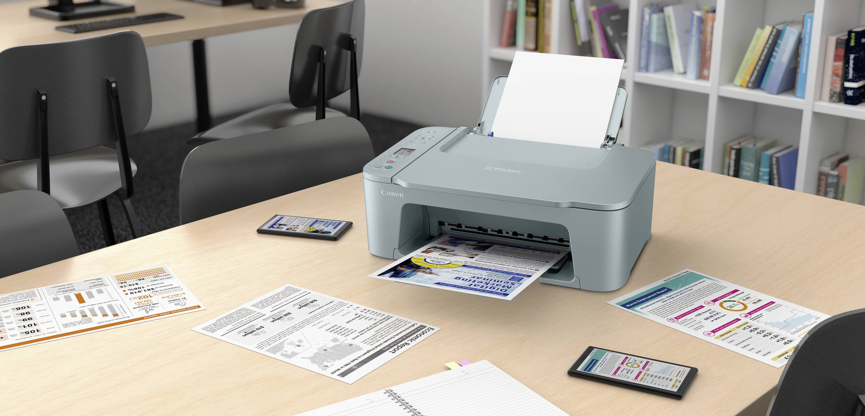 Canon PIXMA TS3752I EUR BL Multifunktionsdrucker Tintenstrahl Farbe A4 Drucker, Scanner, Kopierer Duplex, USB, WLAN