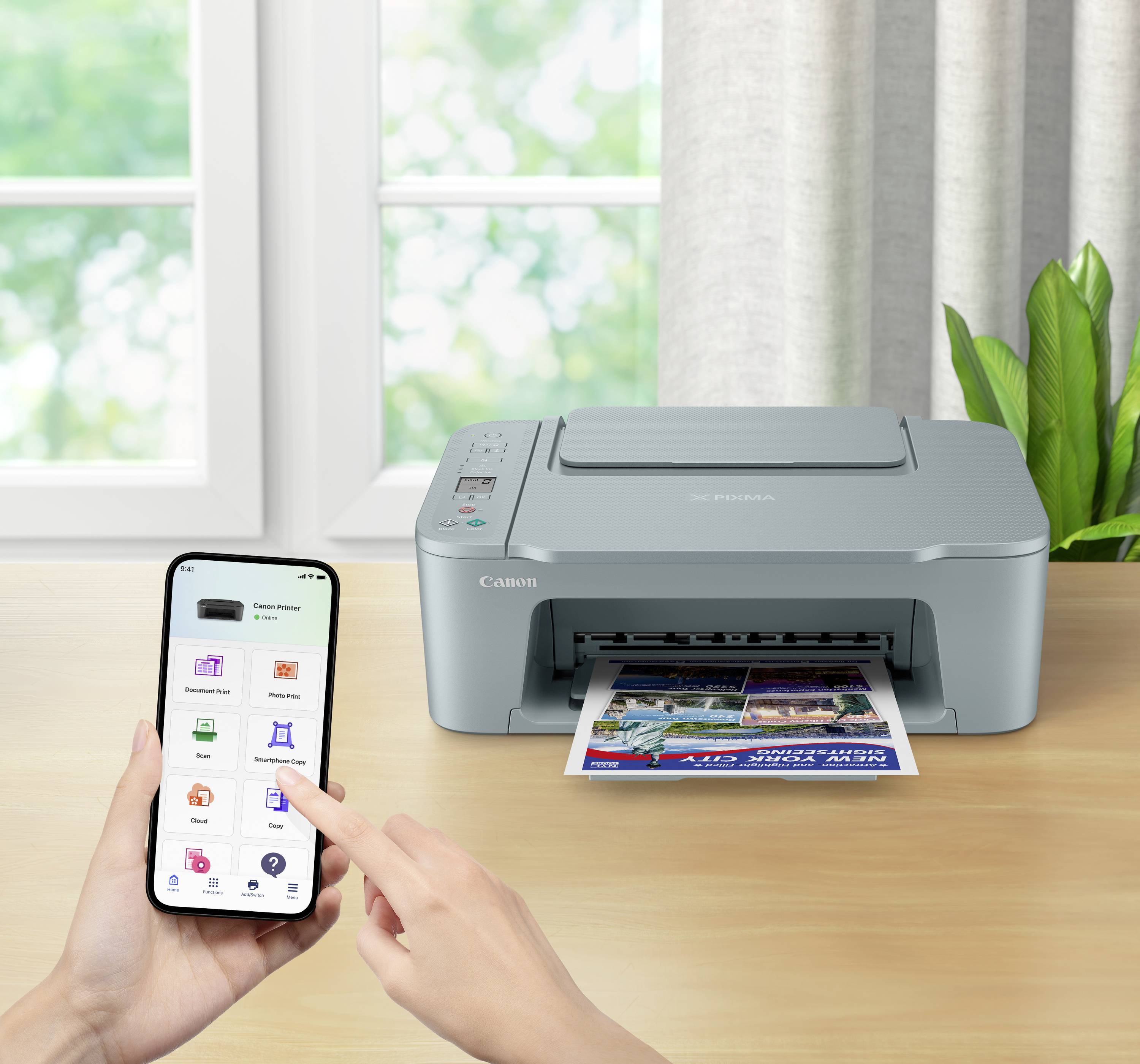 Canon PIXMA TS3752I EUR BL Multifunktionsdrucker Tintenstrahl Farbe A4 Drucker, Scanner, Kopierer Duplex, USB, WLAN