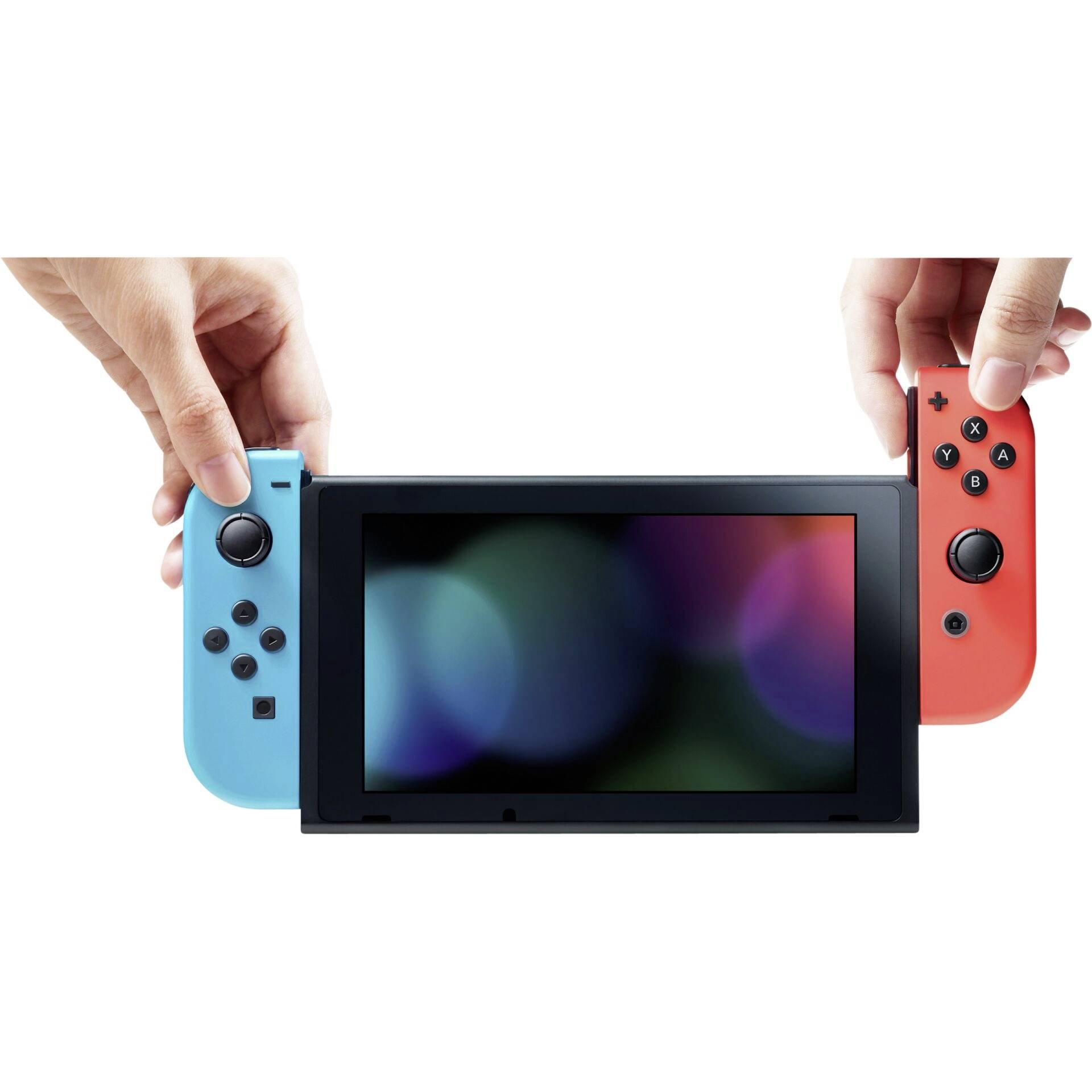 Nintendo Switch Konsole 32GB Grau, Neonblau, Neonrot inkl. Switch Sports + Gurt, inkl. 12 Monate Switch Online