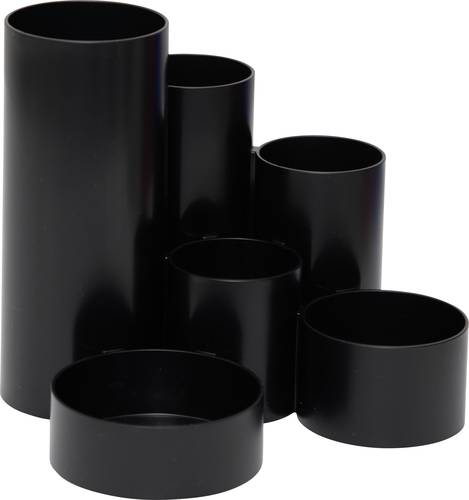 Maul MAULtubo Recycling 4115690 Stifteköcher Schwarz Anzahl der Fächer: 6