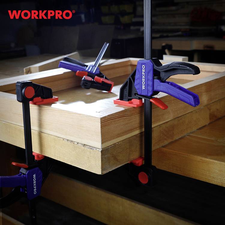 WorkPro Einhandzwinge Heavy Duty 60 mm WP232042 Produktabmessung, Länge: 600 mm