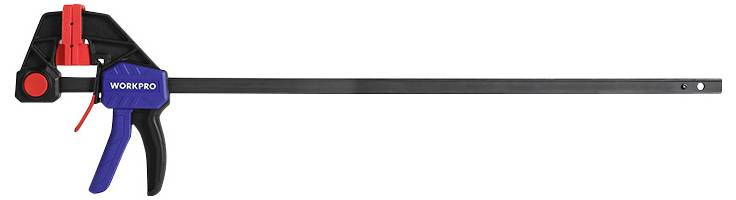 WorkPro Einhandzwinge Heavy Duty 60 mm WP232042 Produktabmessung, Länge: 600 mm