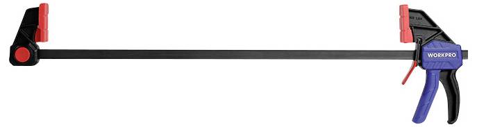 WorkPro Einhandzwinge Heavy Duty 60 mm WP232042 Produktabmessung, Länge: 600 mm