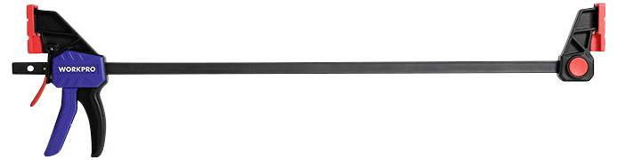 WorkPro Einhandzwinge Heavy Duty 60 mm WP232042 Produktabmessung, Länge: 600 mm