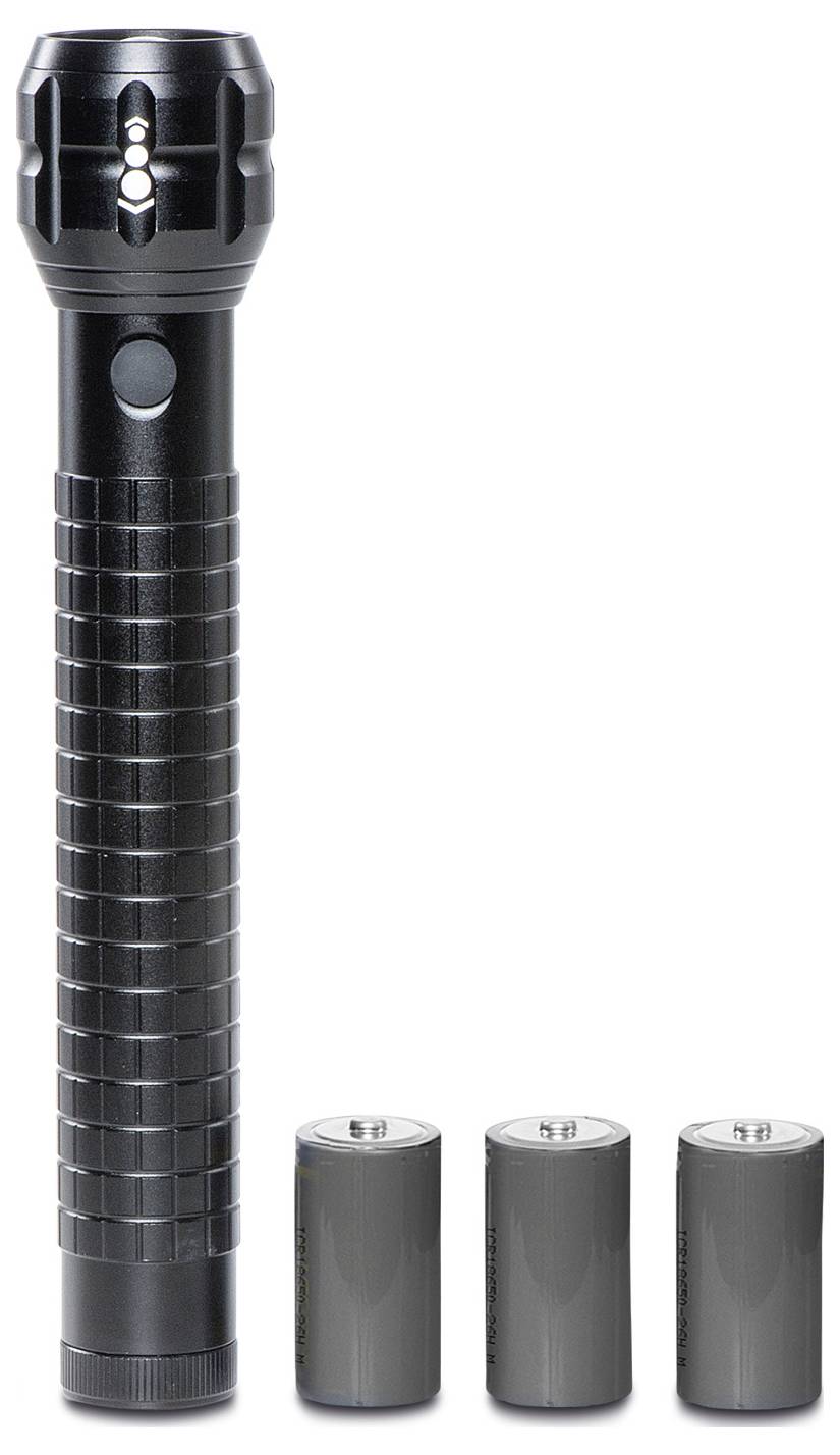 Maul MAULkronos XL LED Taschenlampe mit Stroboskopmodus batteriebetrieben 419lm 346g