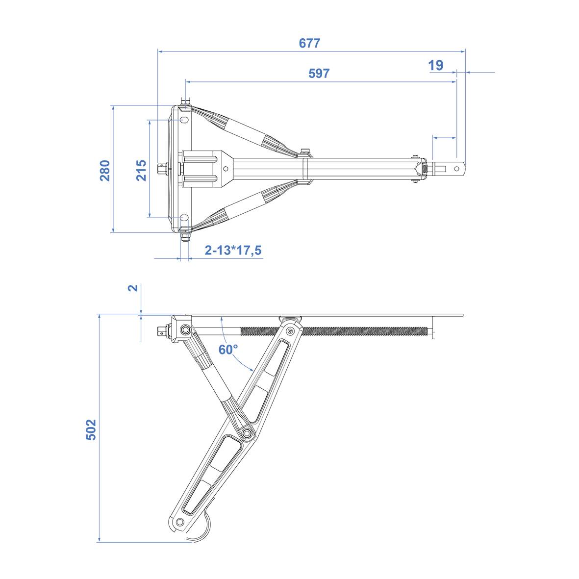 ProPlus Anhänger-Abstellstütze 1 St.
