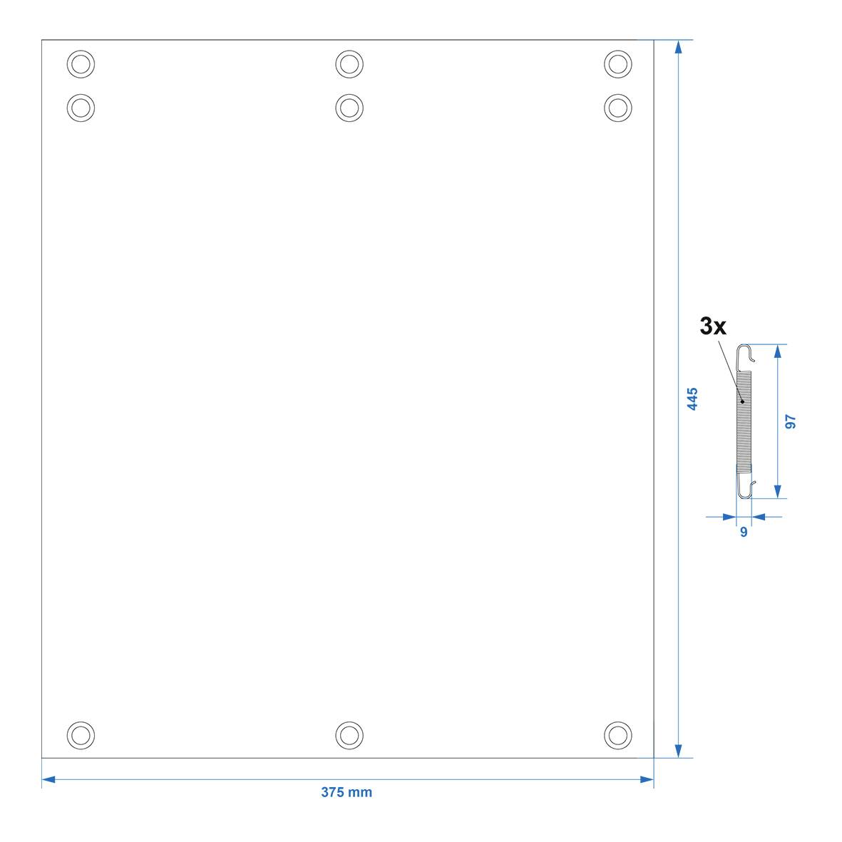 ProPlus 360831 Trittstufen-Fußmatte