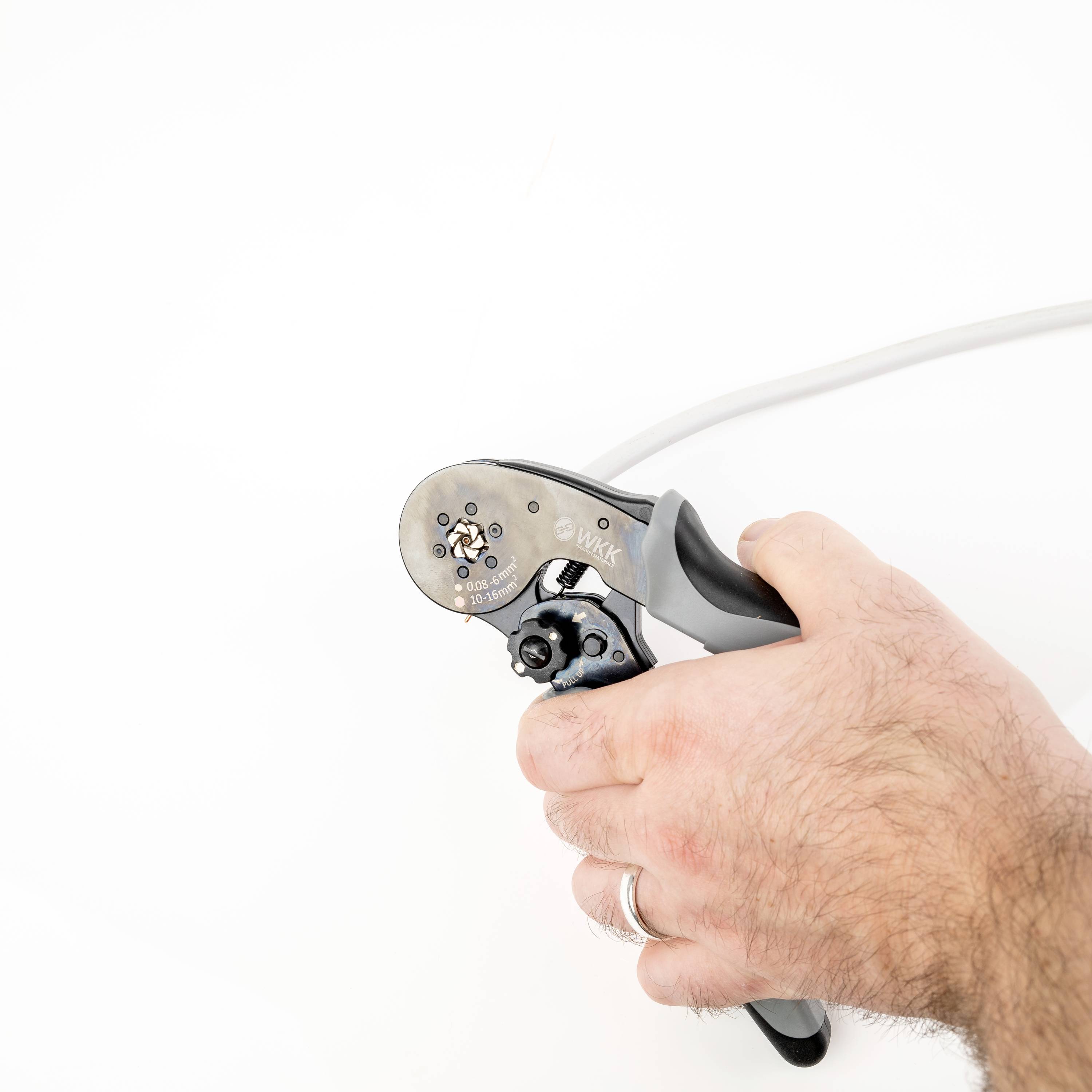 WKK 5514818 Crimpzange 1 Stück Aderendhülsen, Zwillingsaderendhülsen 0.08 bis 16mm²