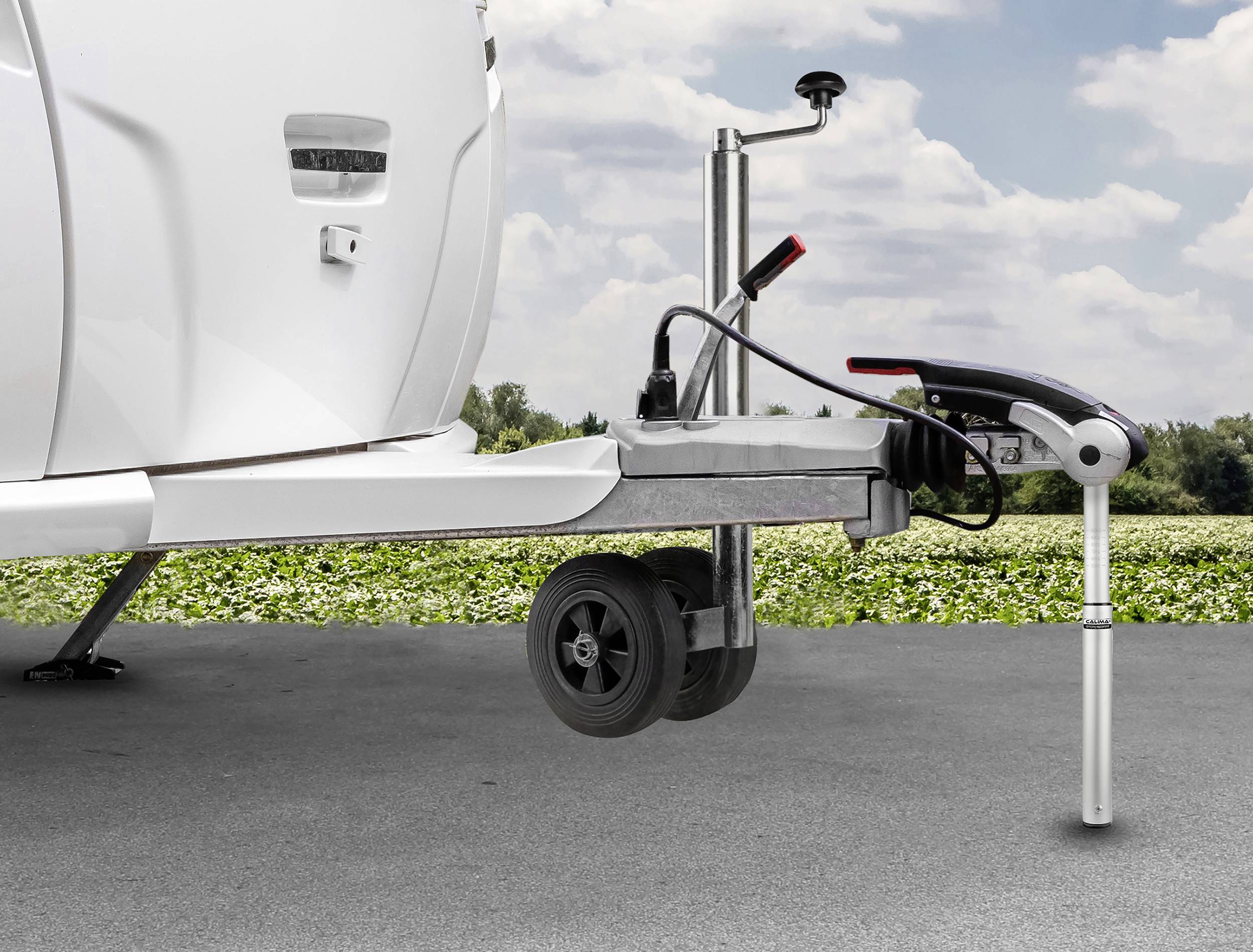 Calima 46041 Deichselwaage 100kg Aluminium 35mm x 35mm x 430mm