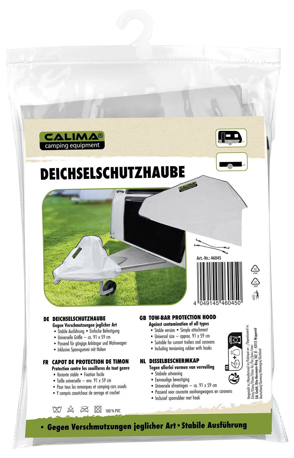 Calima 46045 Deichselschutzhaube PVC 910mm x 590mm