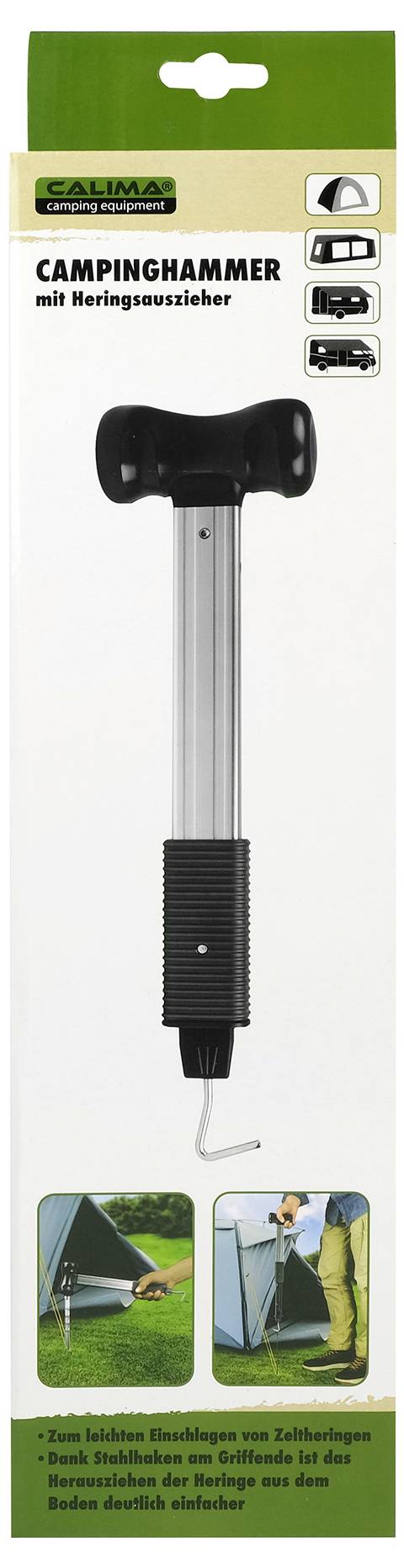 Calima 46060 Zelthering Hammer 420mm x 110mm x 55mm 1St.