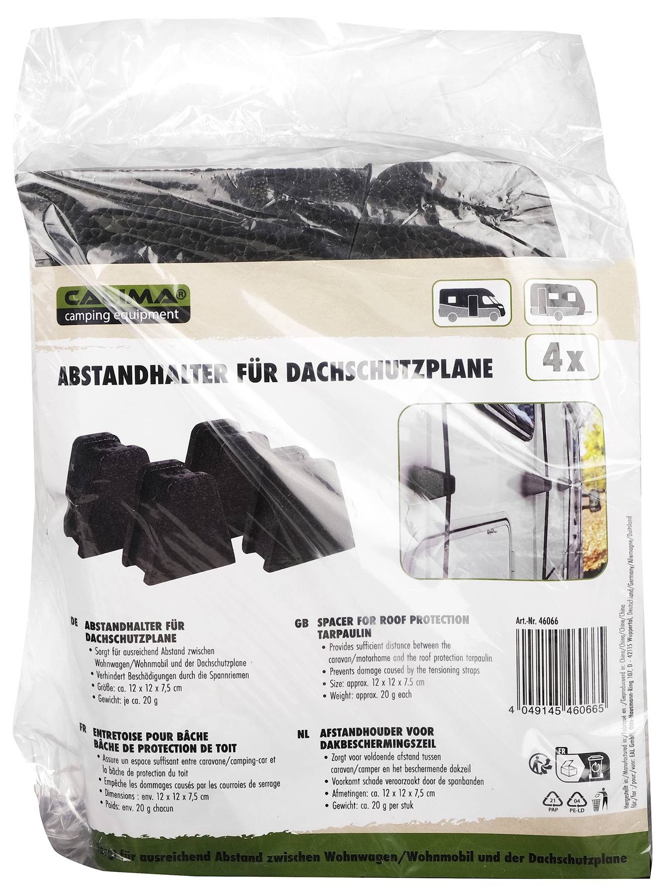 Calima 46066 Abstandhalter Polystyrol (EPS) 120mm x 75mm x 120mm