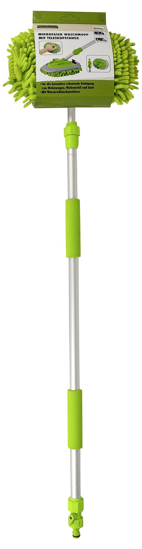 Calima 46005 Mikrofaser Waschmopp mit Teleskopstange 1St.
