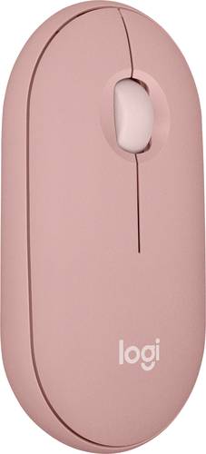 Logitech Pebble Mouse 2 M350s - TONAL ROSE - EMEA-808 Maus Bluetooth® Optisch Rose 3 Tasten 400 dpi