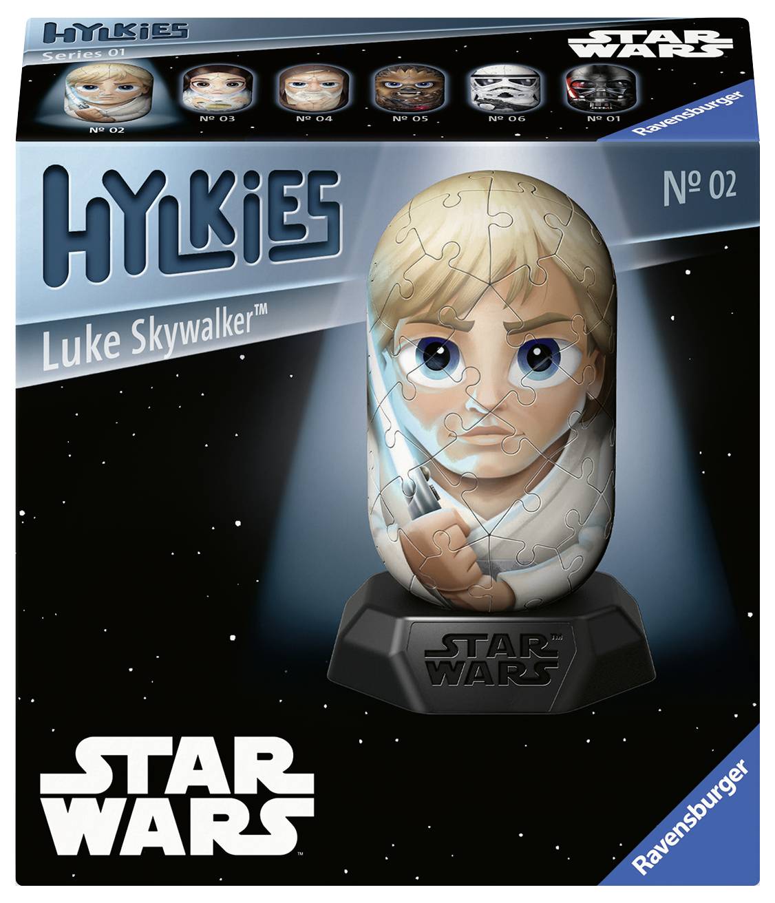 Ravensburger Star Wars Luke Skywalker Hylkies Sammelfigur-Puzzle 12001013