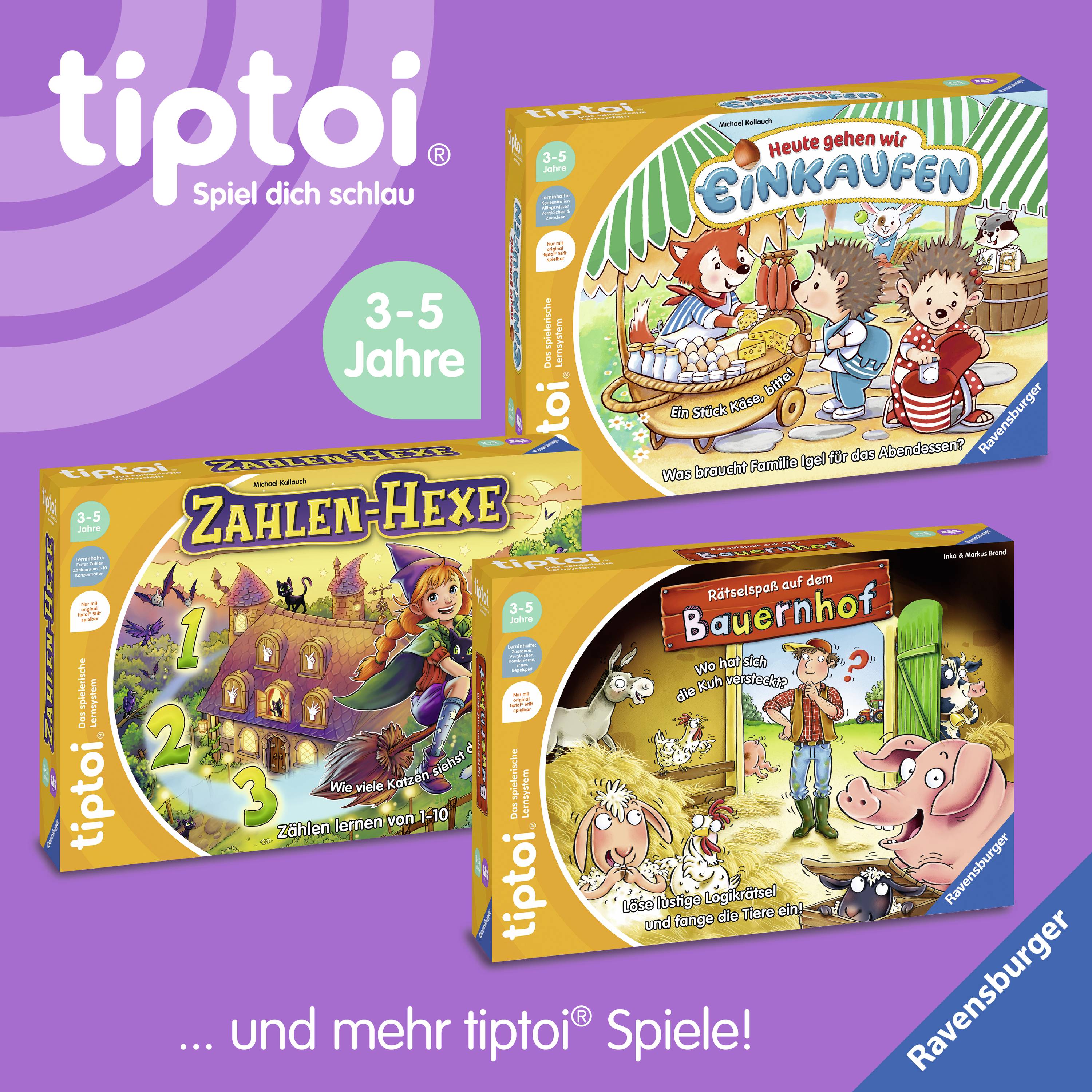 Ravensburger 00203 tiptoi® Die flinken Sprach-Hörnchen