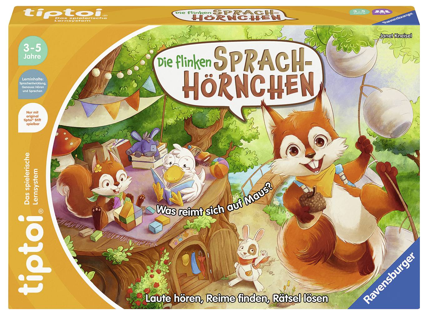 Ravensburger 00203 tiptoi® Die flinken Sprach-Hörnchen
