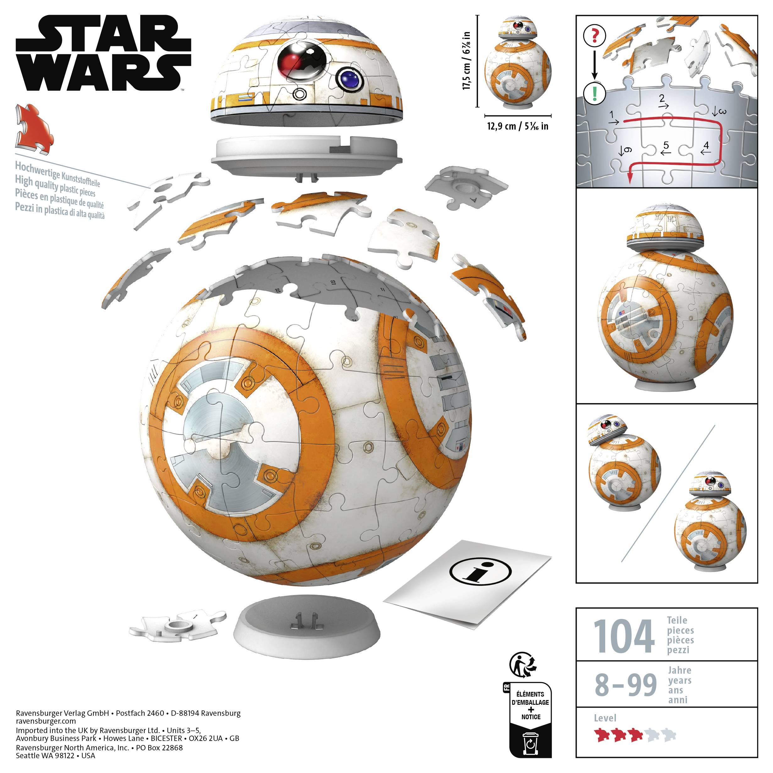 Ravensburger Star Wars BB-8 3D Puzzle 11578