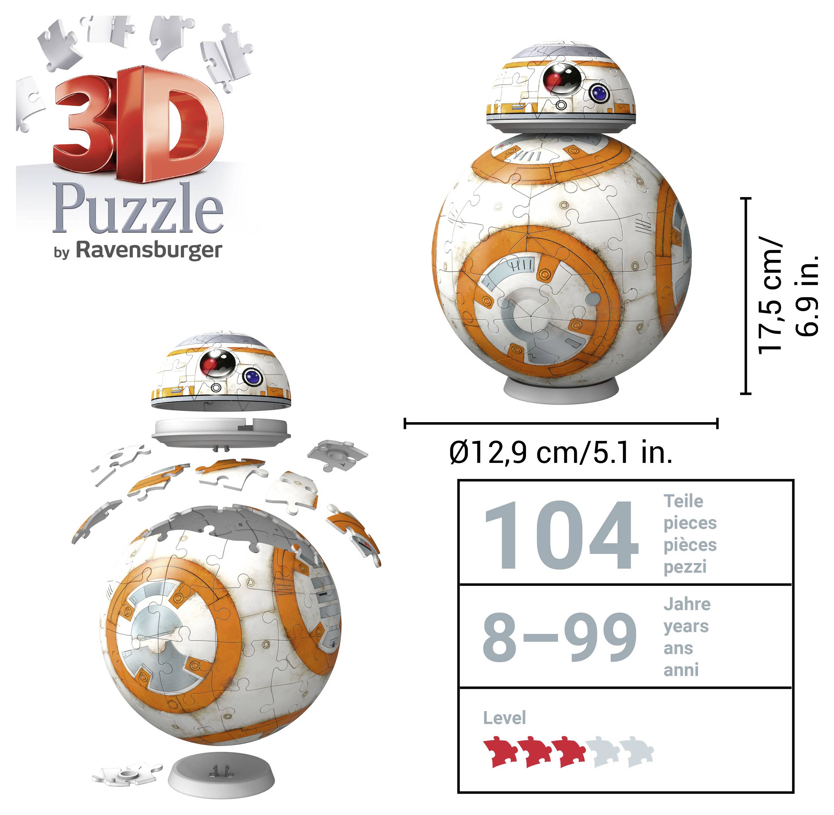 Ravensburger Star Wars BB-8 3D Puzzle 11578