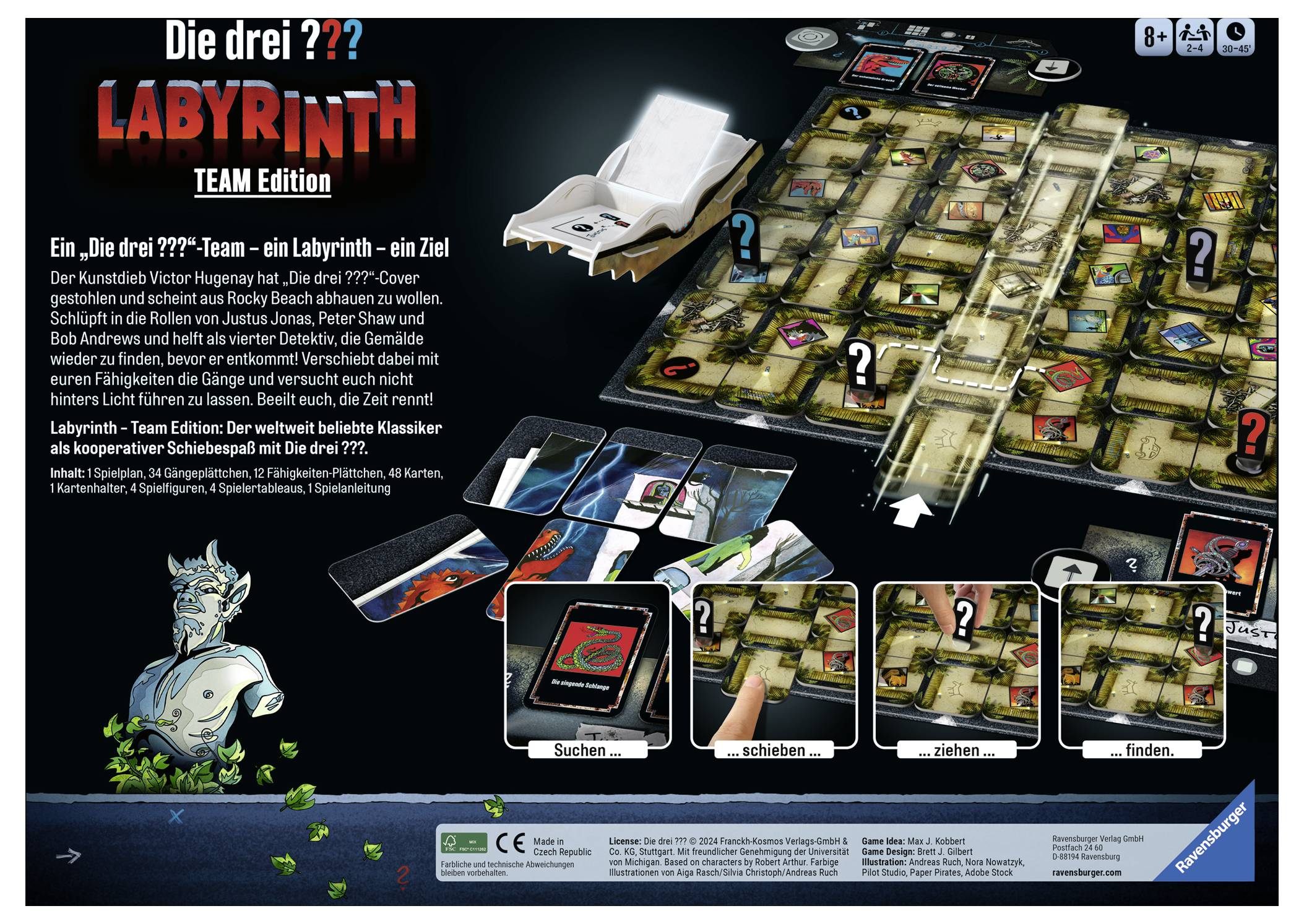 Ravensburger 22685 Die drei ??? Labyrinth - Team Edition