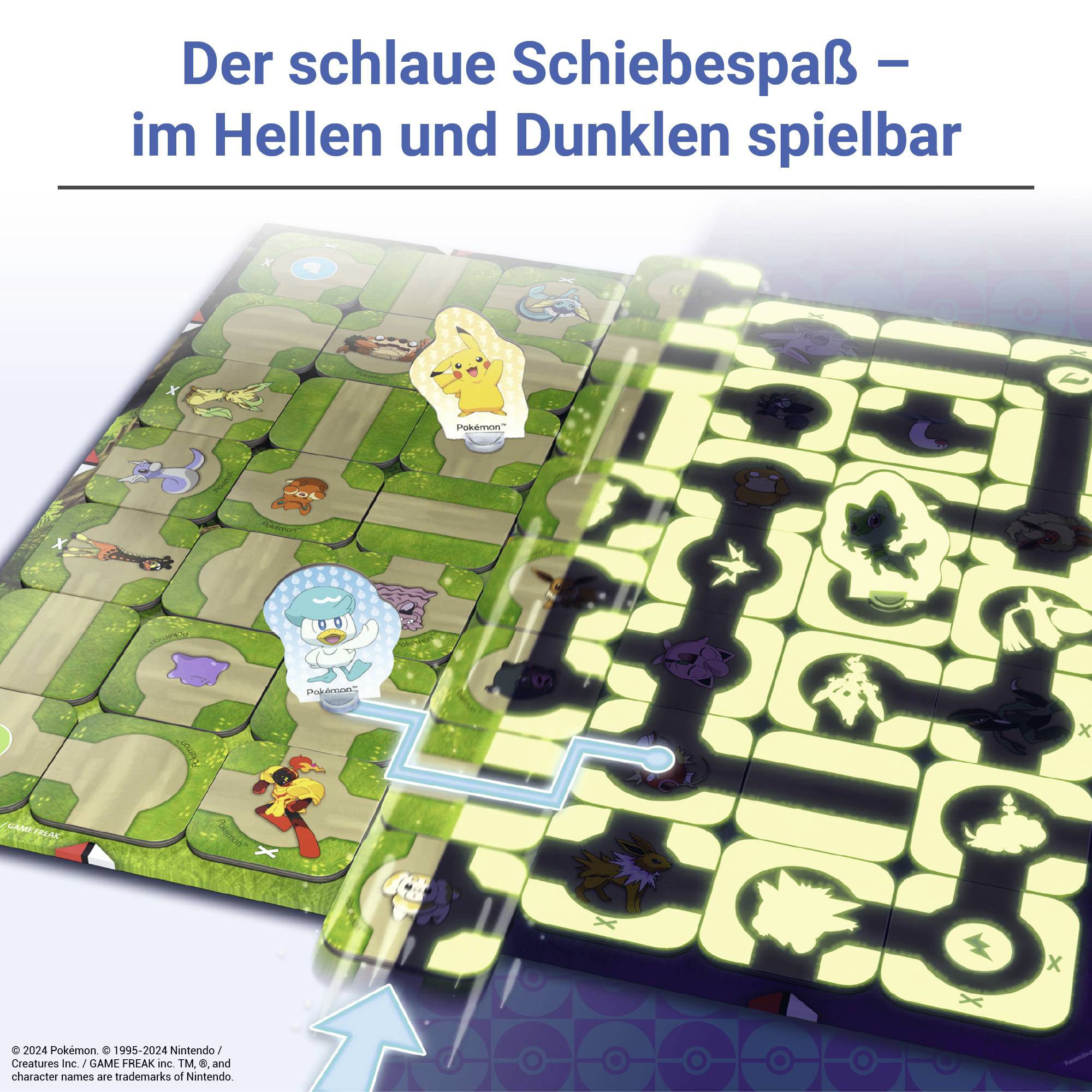 Ravensburger 22705 Pokémon Labyrinth Glow in the Dark