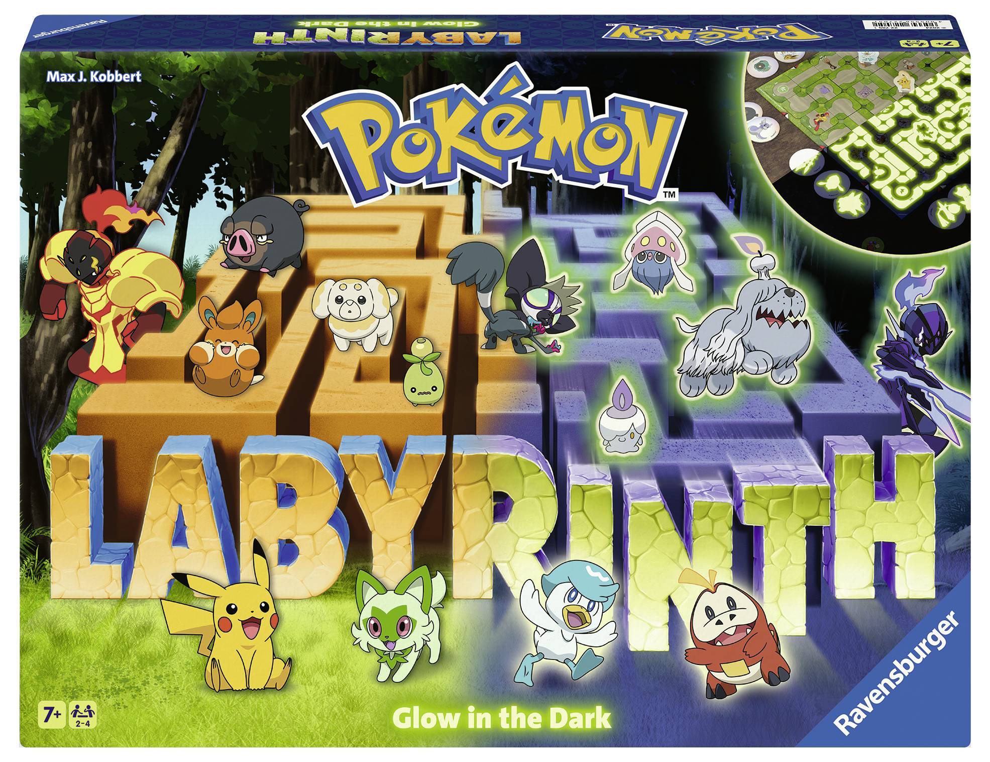 Ravensburger 22705 Pokémon Labyrinth Glow in the Dark