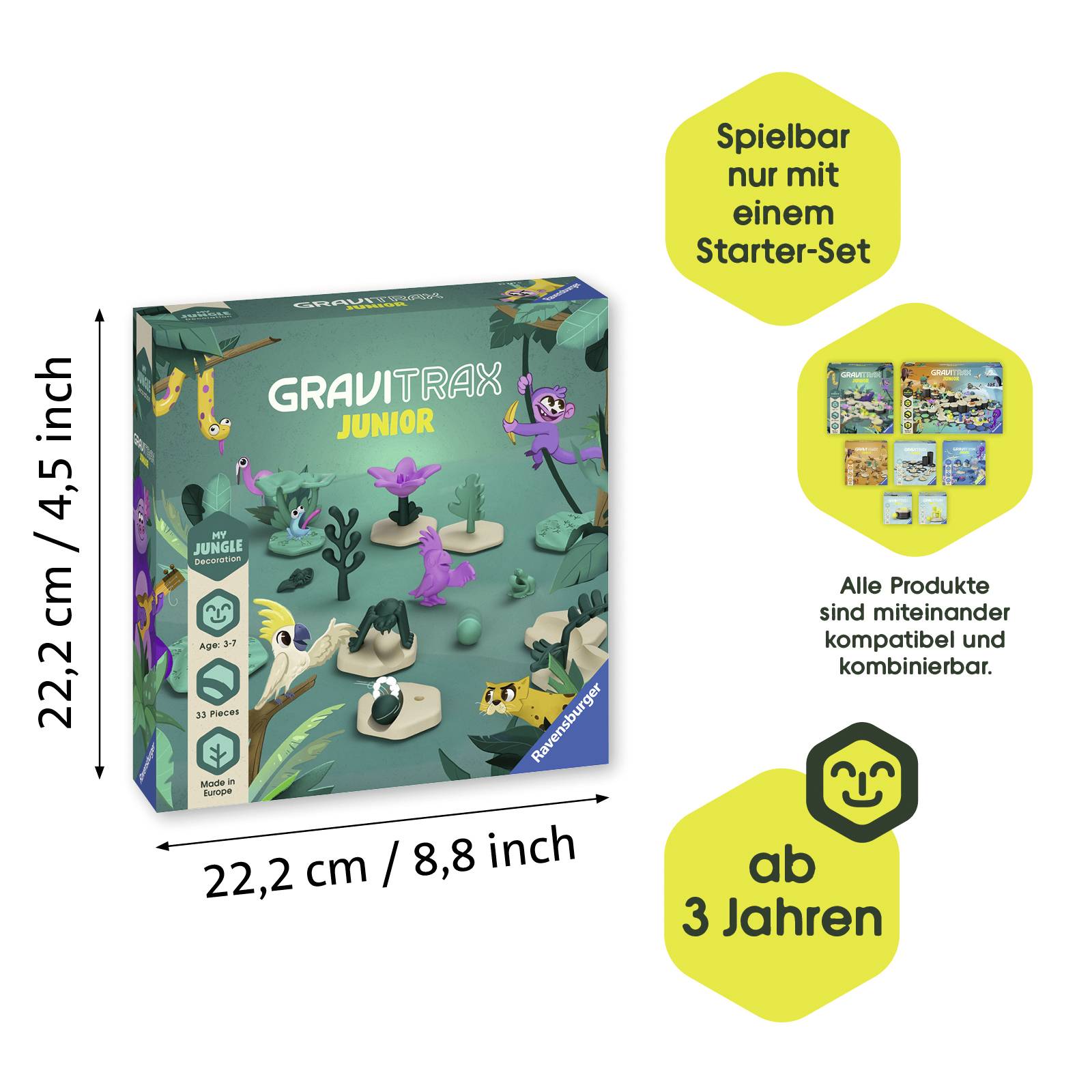 Ravensburger 23747 GraviTrax Junior Extension Jungle