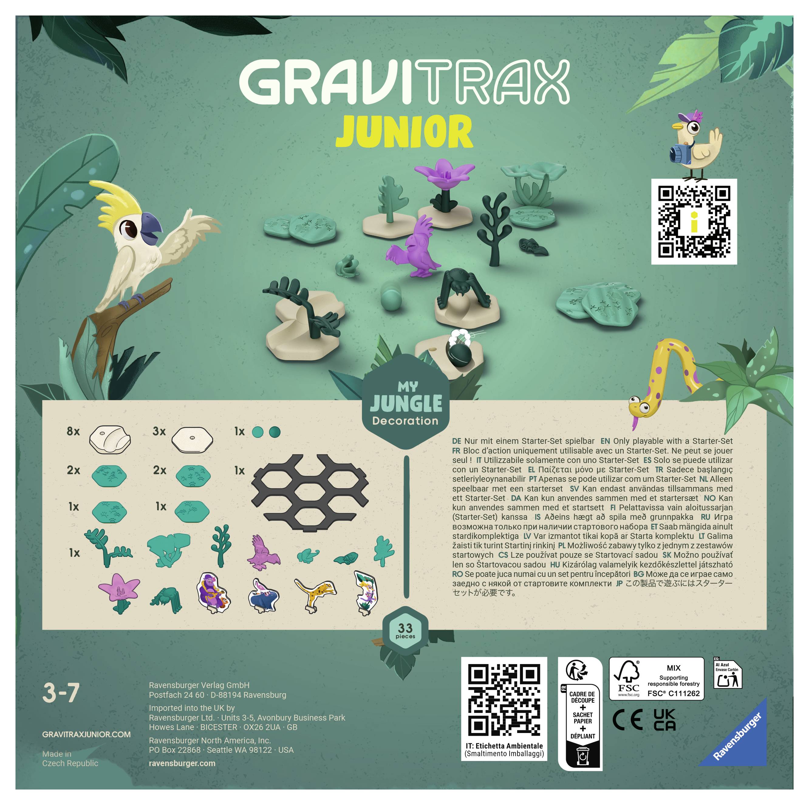 Ravensburger 23747 GraviTrax Junior Extension Jungle