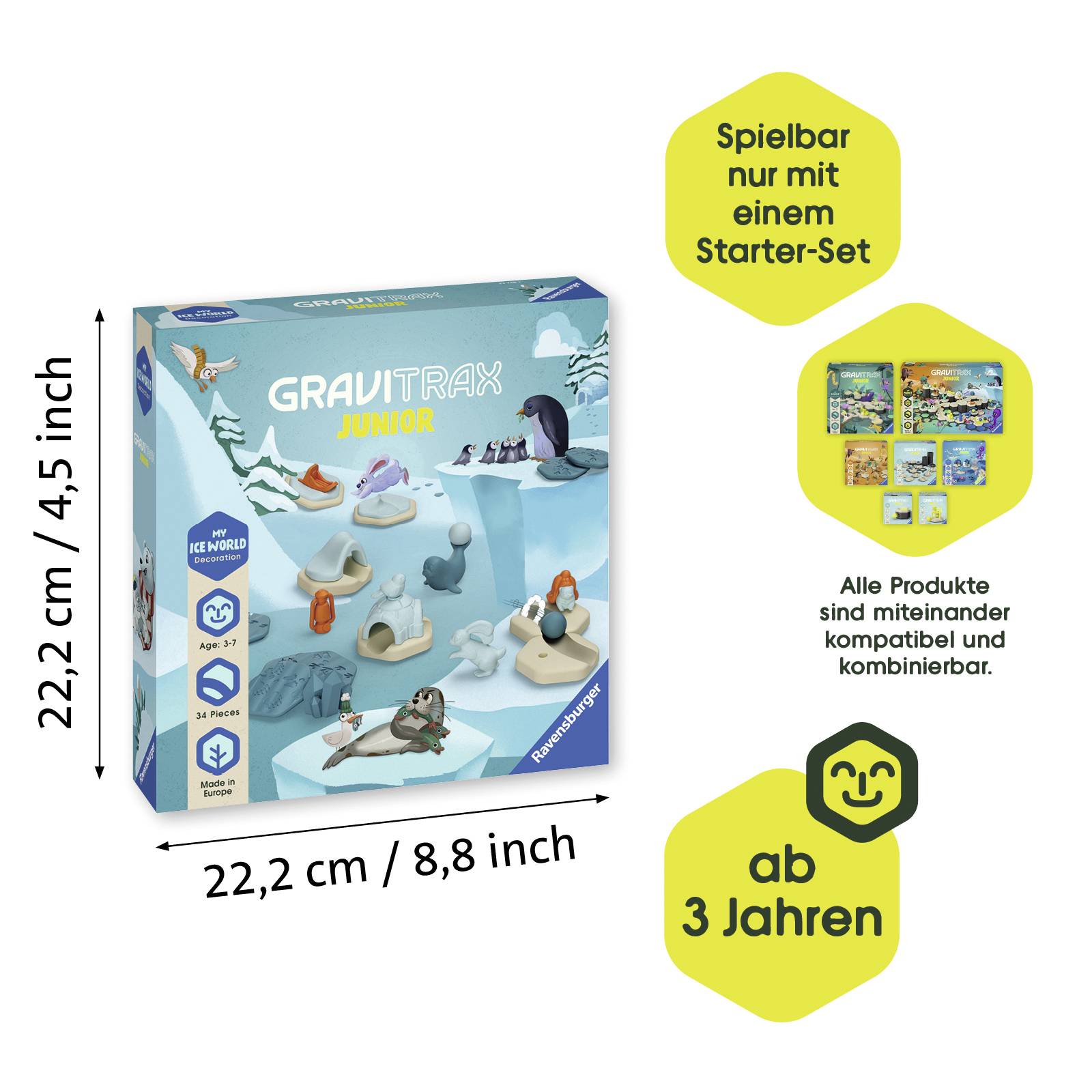 Ravensburger 23748 GraviTrax Junior Extension Ice