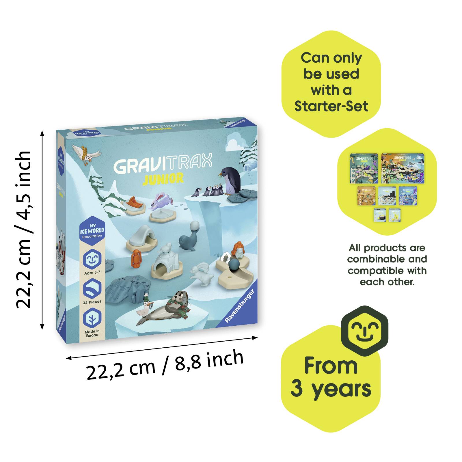 Ravensburger 23748 GraviTrax Junior Extension Ice