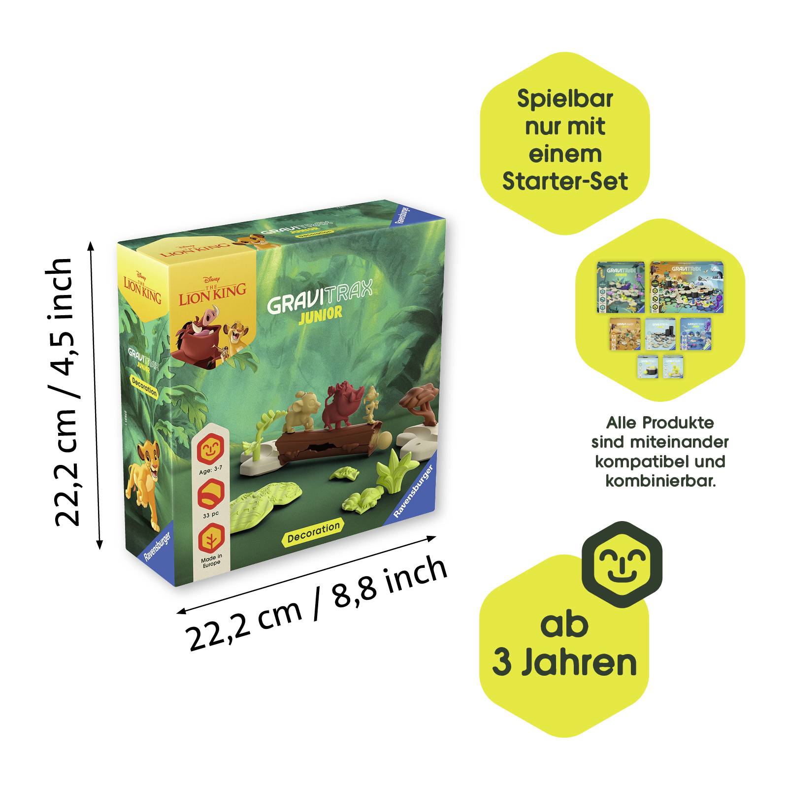 Ravensburger 23862 GraviTrax Junior Extension Lion King