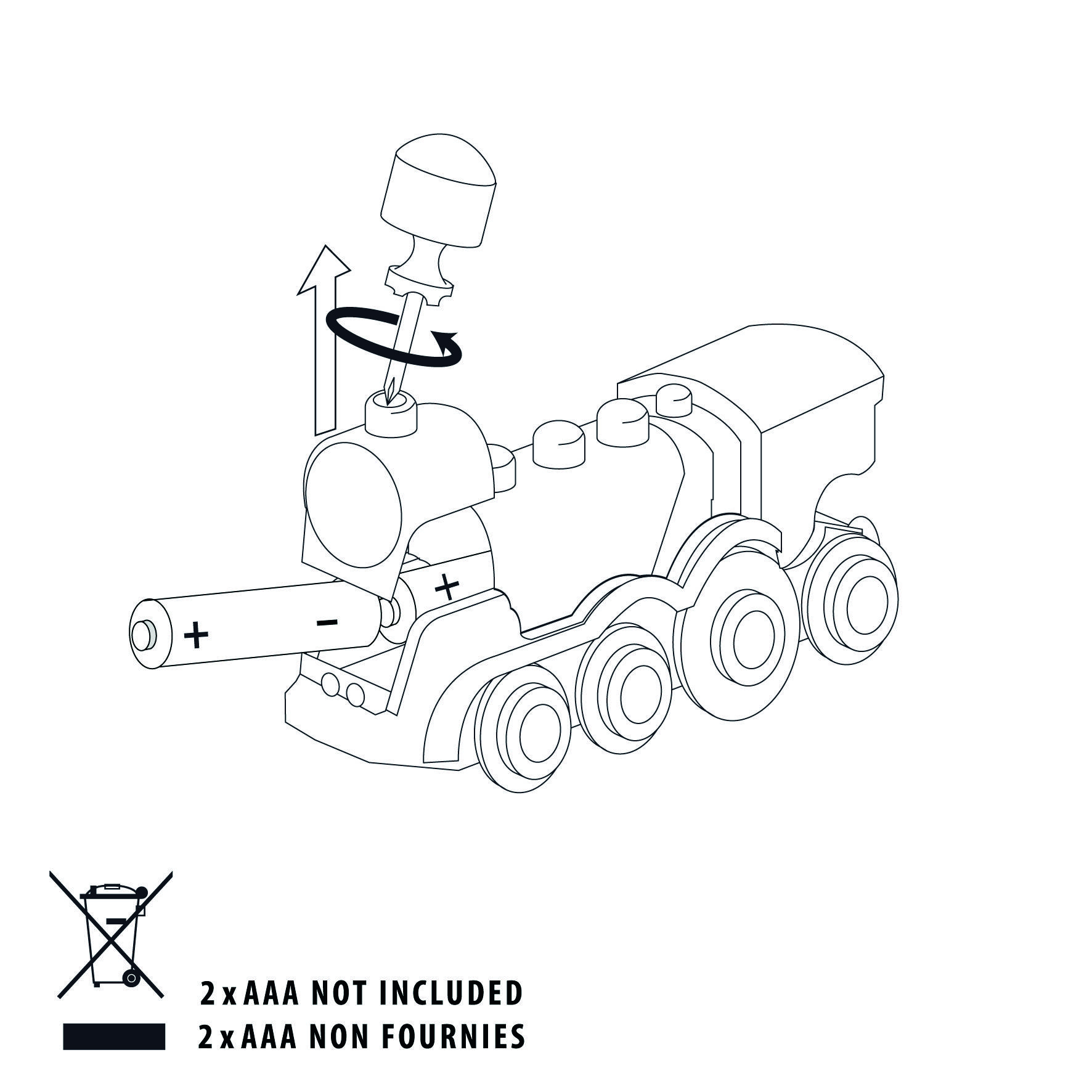 Brio 63602900 Zug mit Batterielok