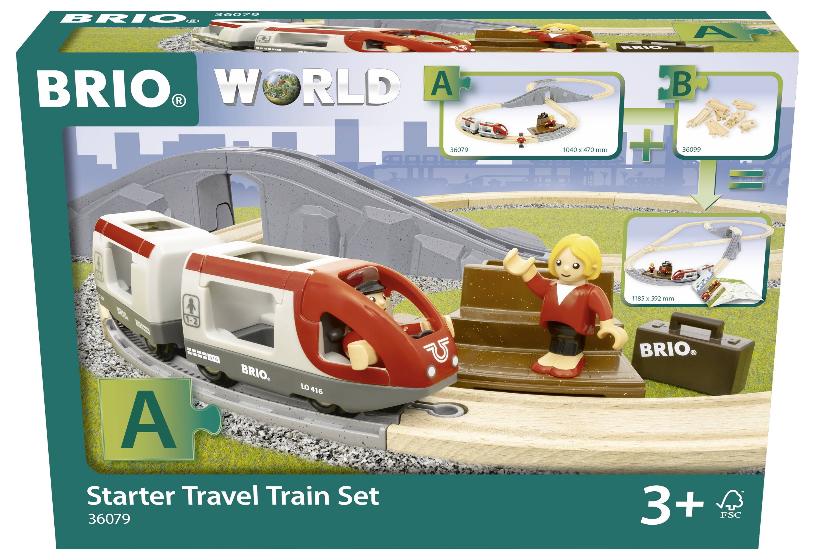 Brio 63607900 Reisezug Starter-Set