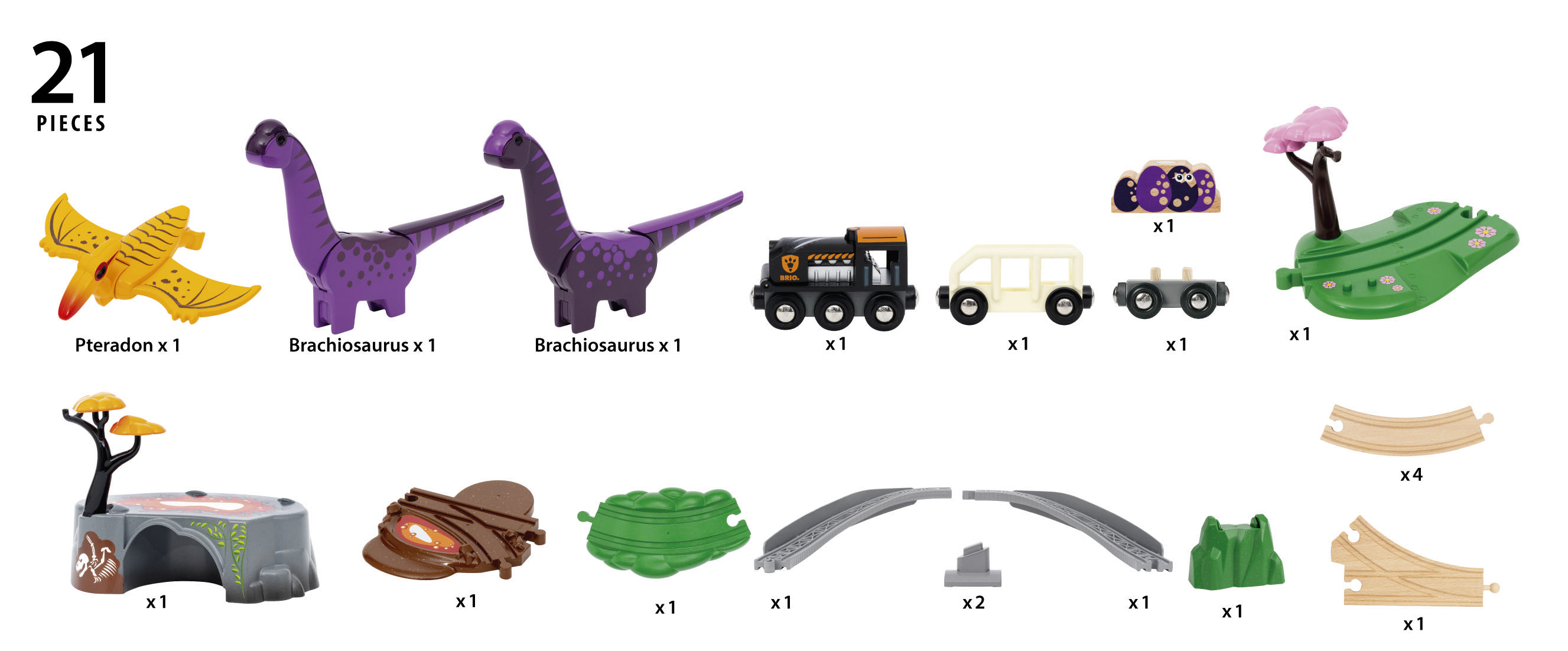 Brio 63609400 Dinosaurier Abenteuer-Set