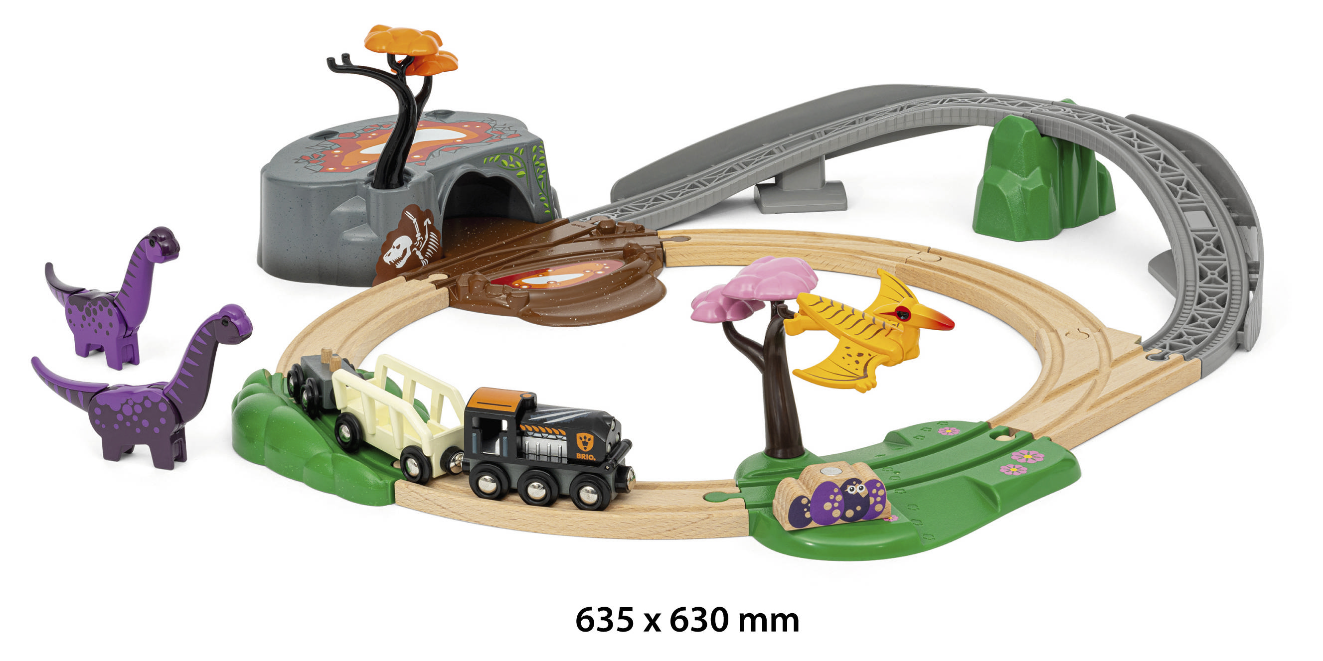 Brio 63609400 Dinosaurier Abenteuer-Set
