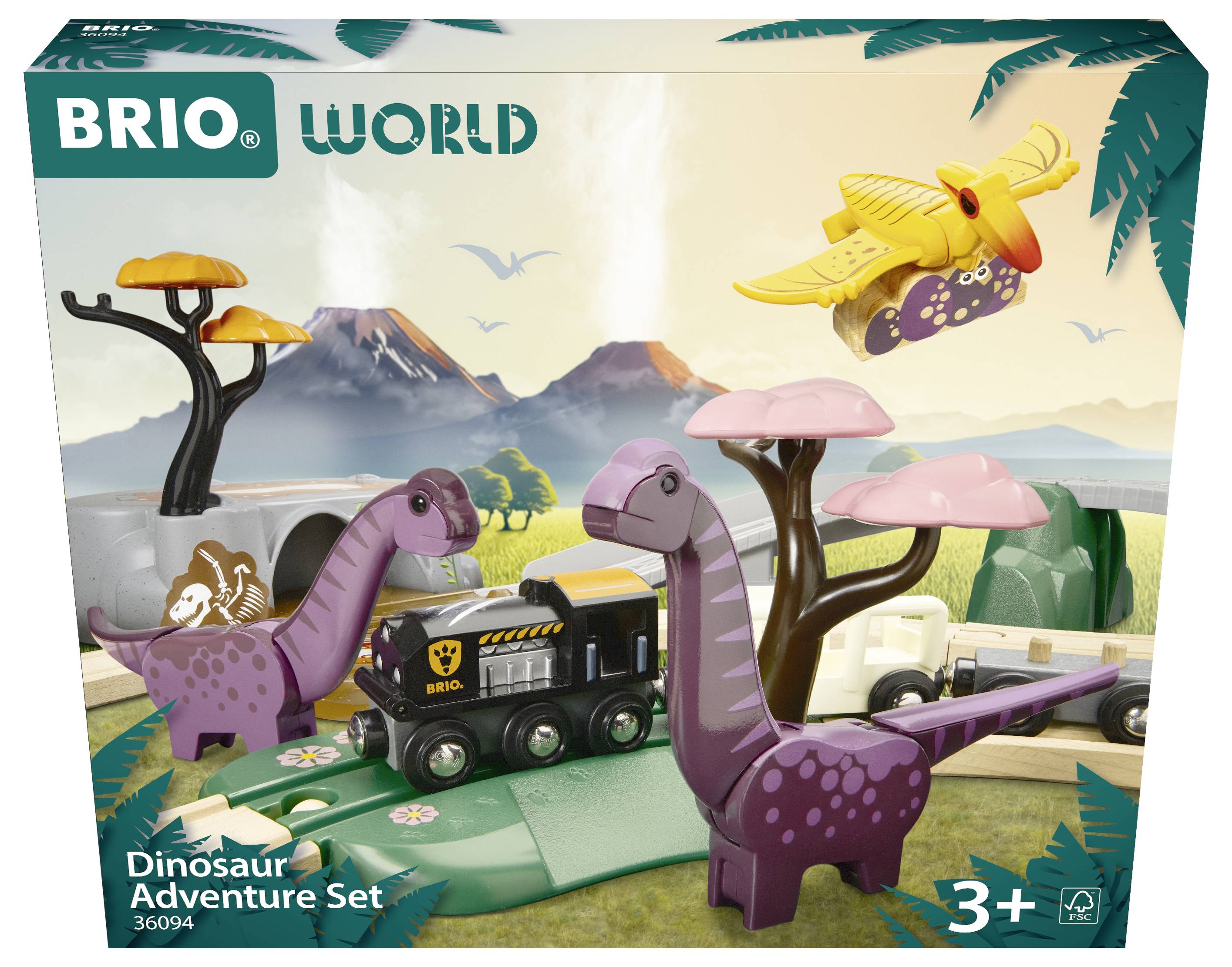 Brio 63609400 Dinosaurier Abenteuer-Set