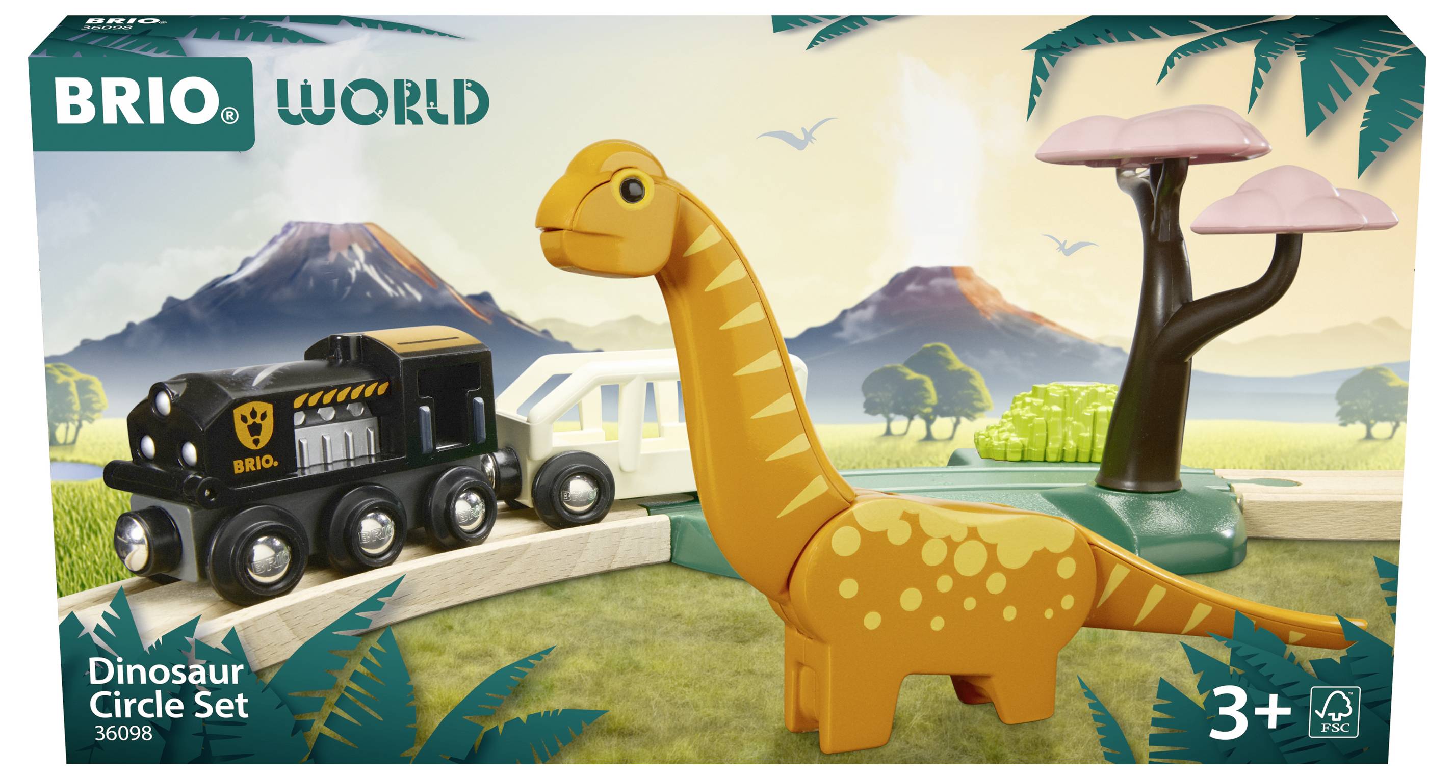 Brio 63609800 Dinosaurier Bahn-Set