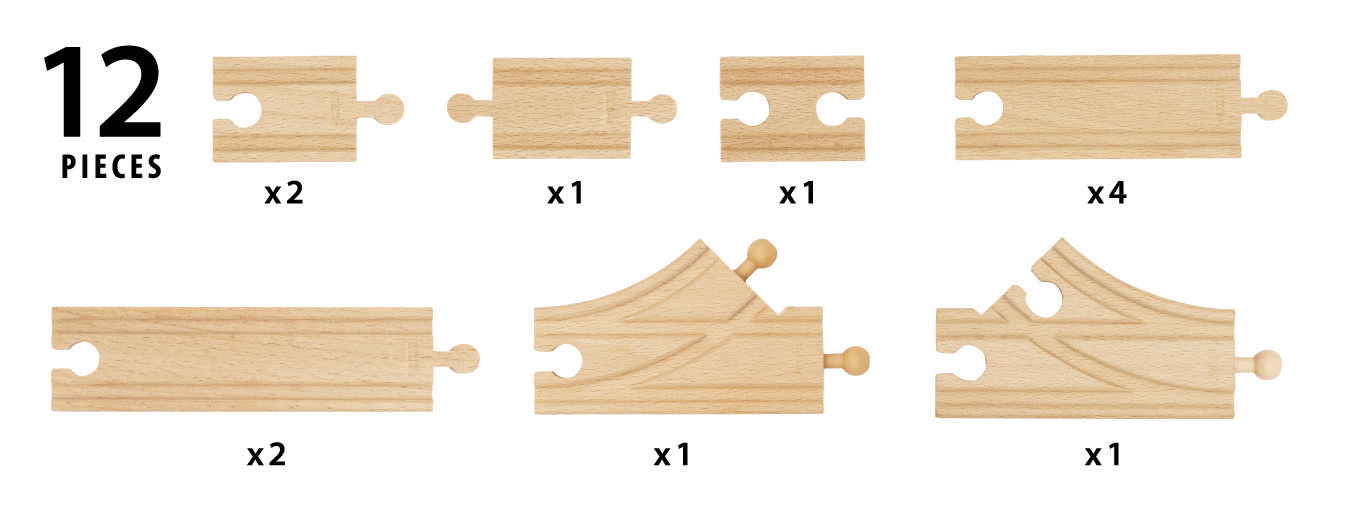 Brio 63609900 Schienen Starter-Sortiment B