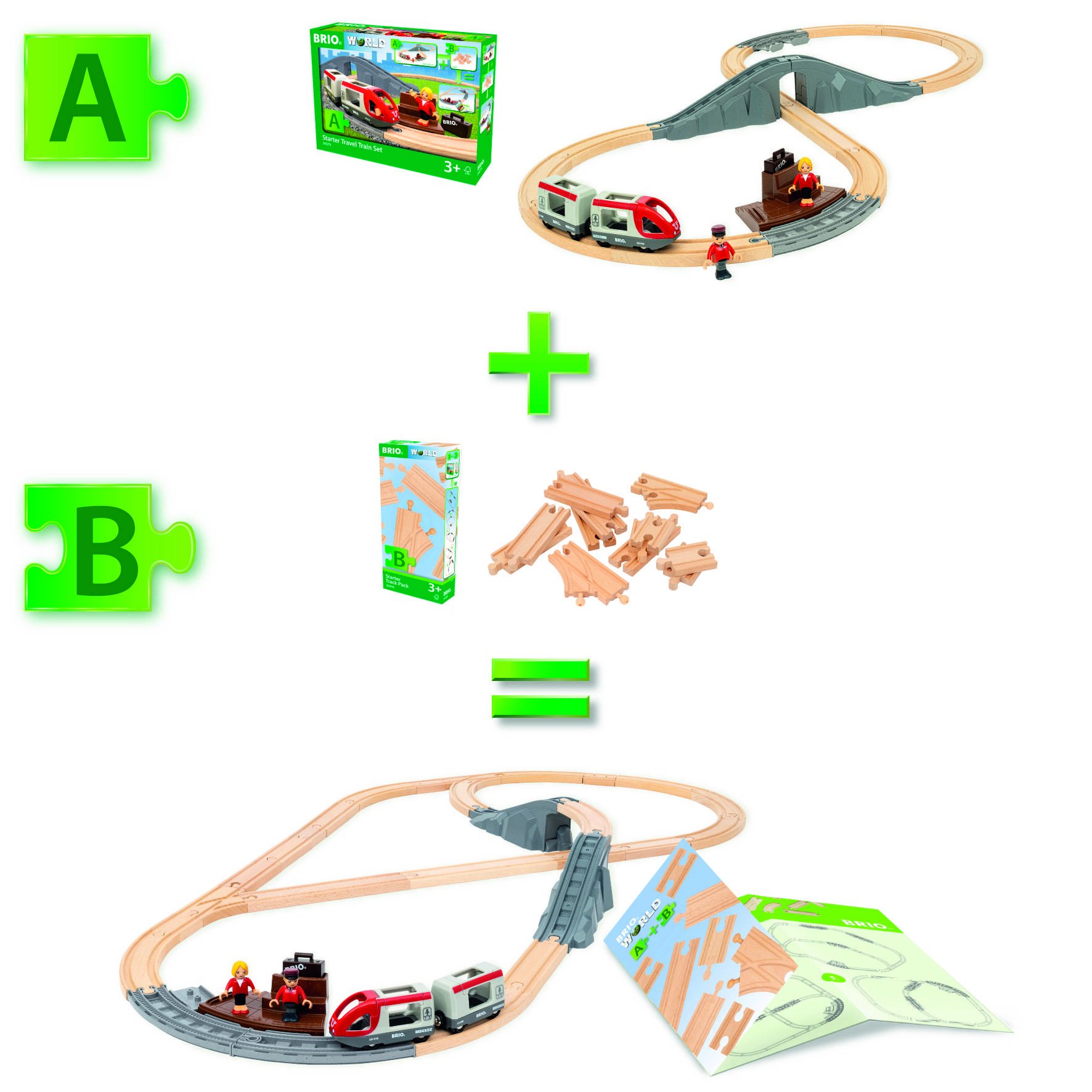 Brio 63609900 Schienen Starter-Sortiment B