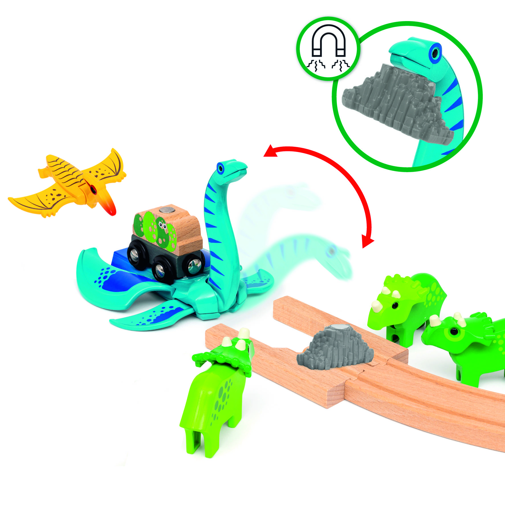 Brio 63610400 Dinosaurier Deluxe Set