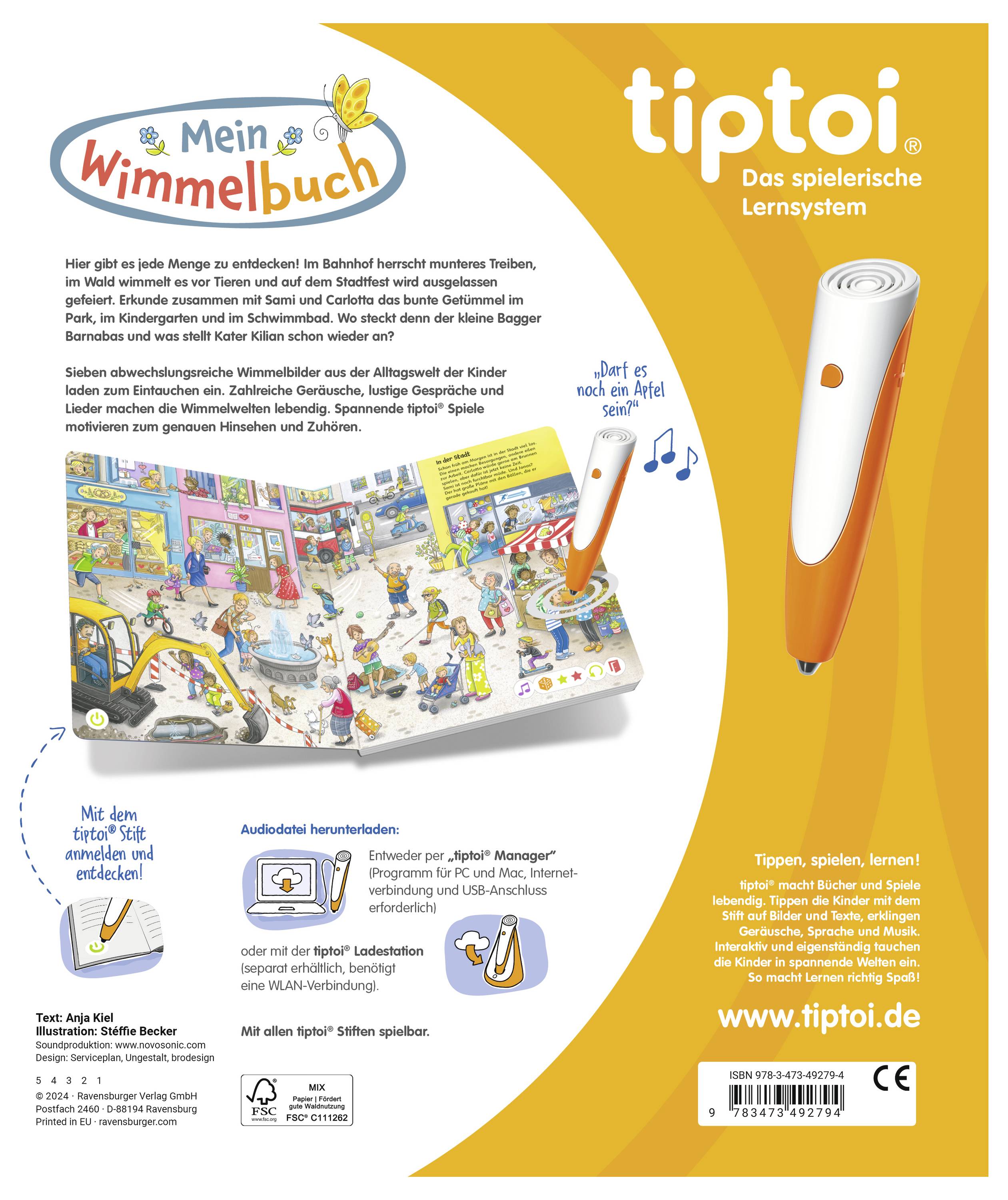 Ravensburger 49279 tiptoi® Mein Wimmelbuch