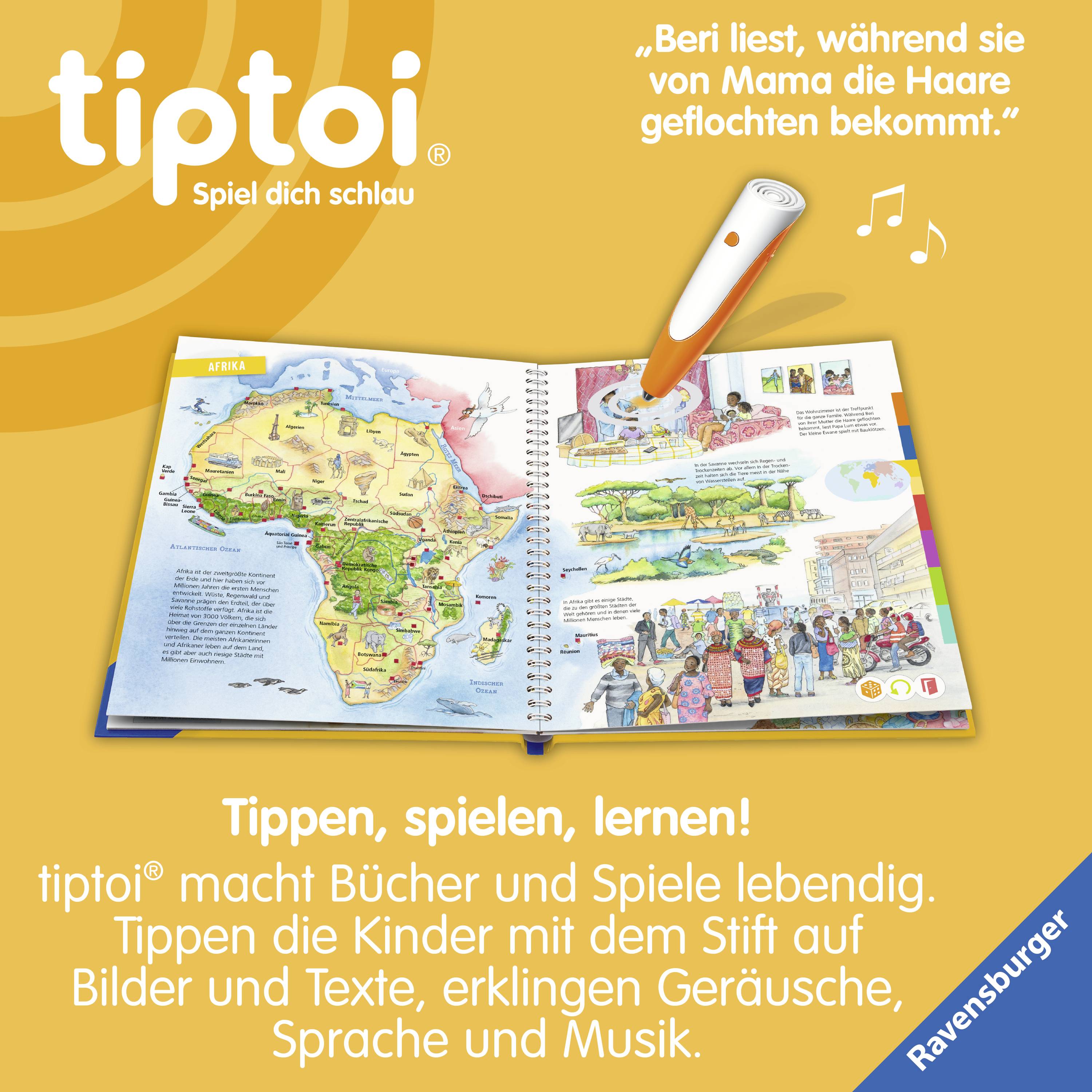 Ravensburger 49287 tiptoi® Weltatlas