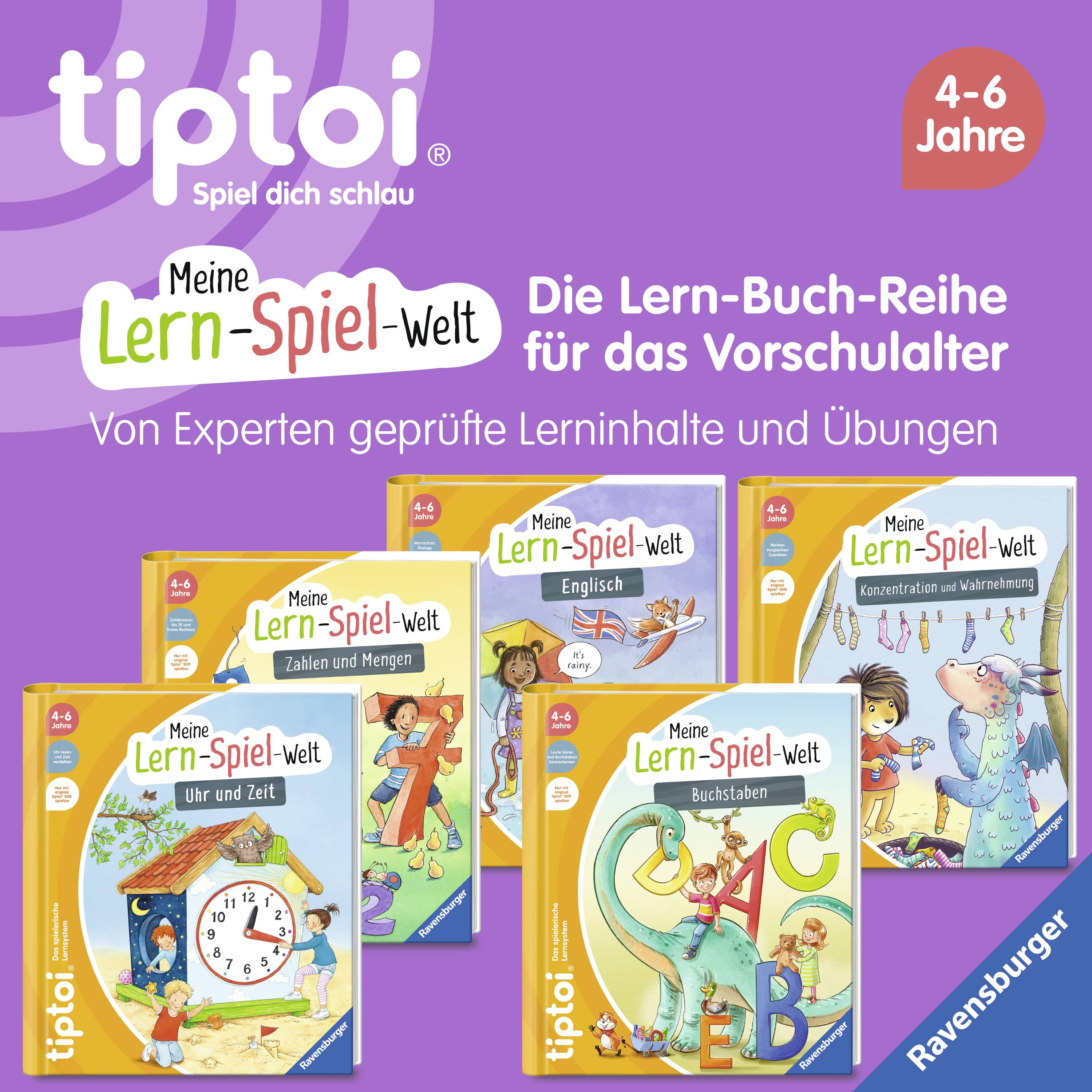 Ravensburger 49289 tiptoi® Meine Lern-Spiel-Welt: Englisch
