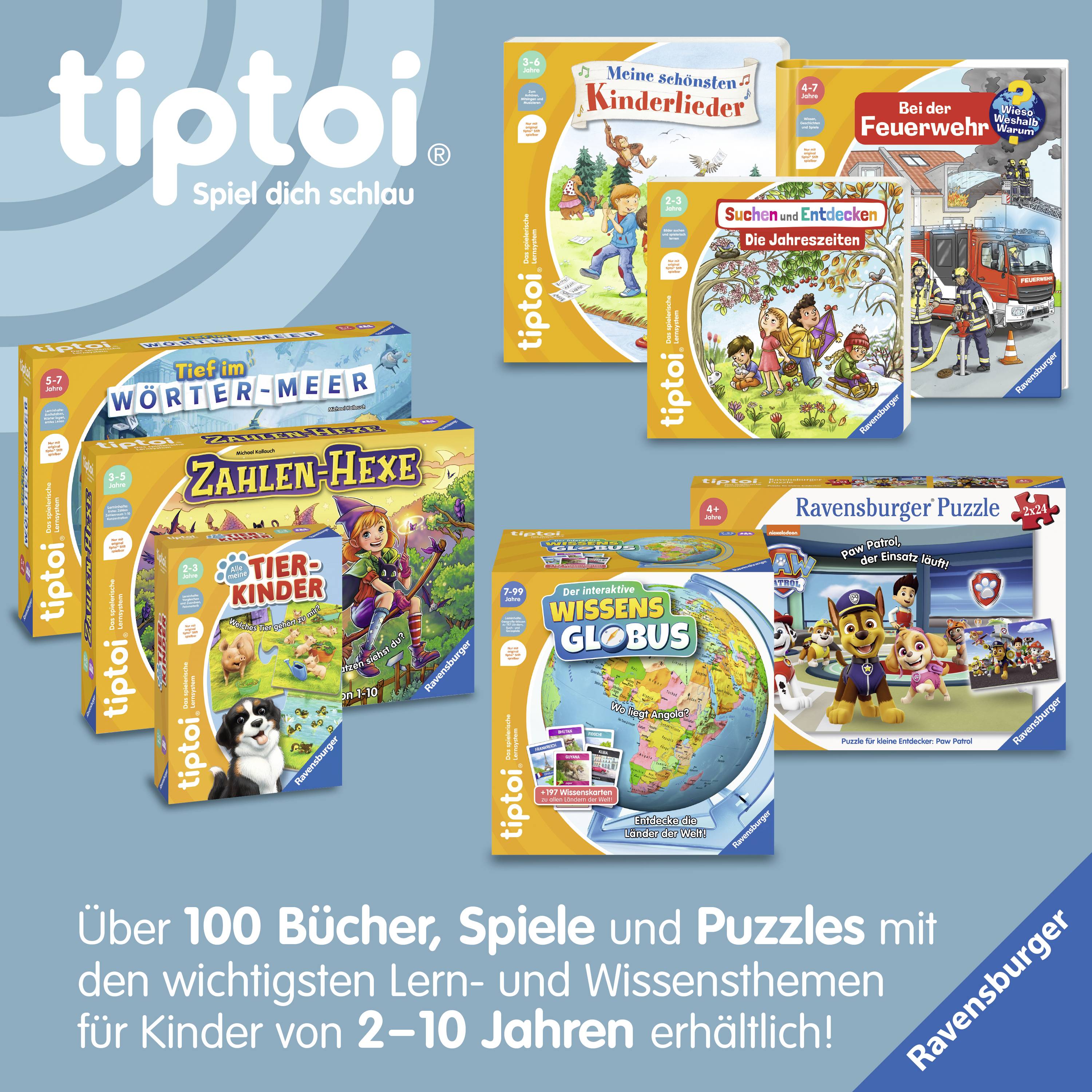 Ravensburger 49289 tiptoi® Meine Lern-Spiel-Welt: Englisch