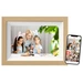 Braun Phototechnik DigiFrame 10W WiFi Digitaler WiFi-Bilderrahmen 25.7cm 10.1 Zoll EEK: C (A - G) 1280 x 800 Pixel 32GB Buche Braun Phototechnik DigiFrame 10W WiFi Digitaler WiFi-Bilderrahmen 25.7cm 10.1 Zoll EEK: C (A - G) 1280 x 800 Pixel 32GB Buche