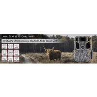 Braun Phototechnik Scouting Cam Black400 Dual WiFi Wildkamera Black LEDs, Zeitrafferfunktion Camouflage Braun Phototechnik Scouting Cam Black400 Dual WiFi Wildkamera Black LEDs, Zeitrafferfunktion Camouflage
