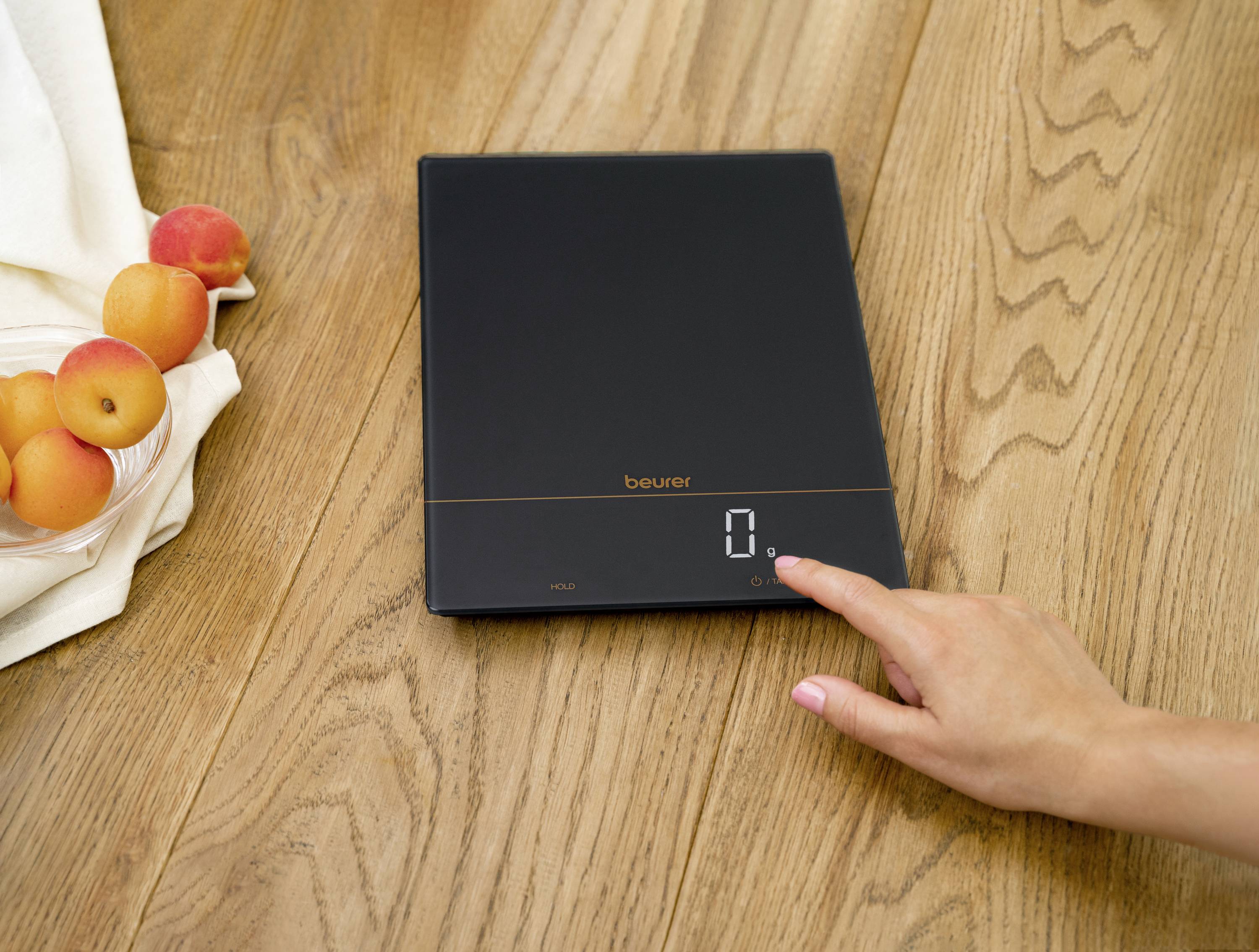 Beurer KS 34 XL LTD. Küchenwaage digital Wägebereich (max.)=15 kg Edelstahl, Schwarz