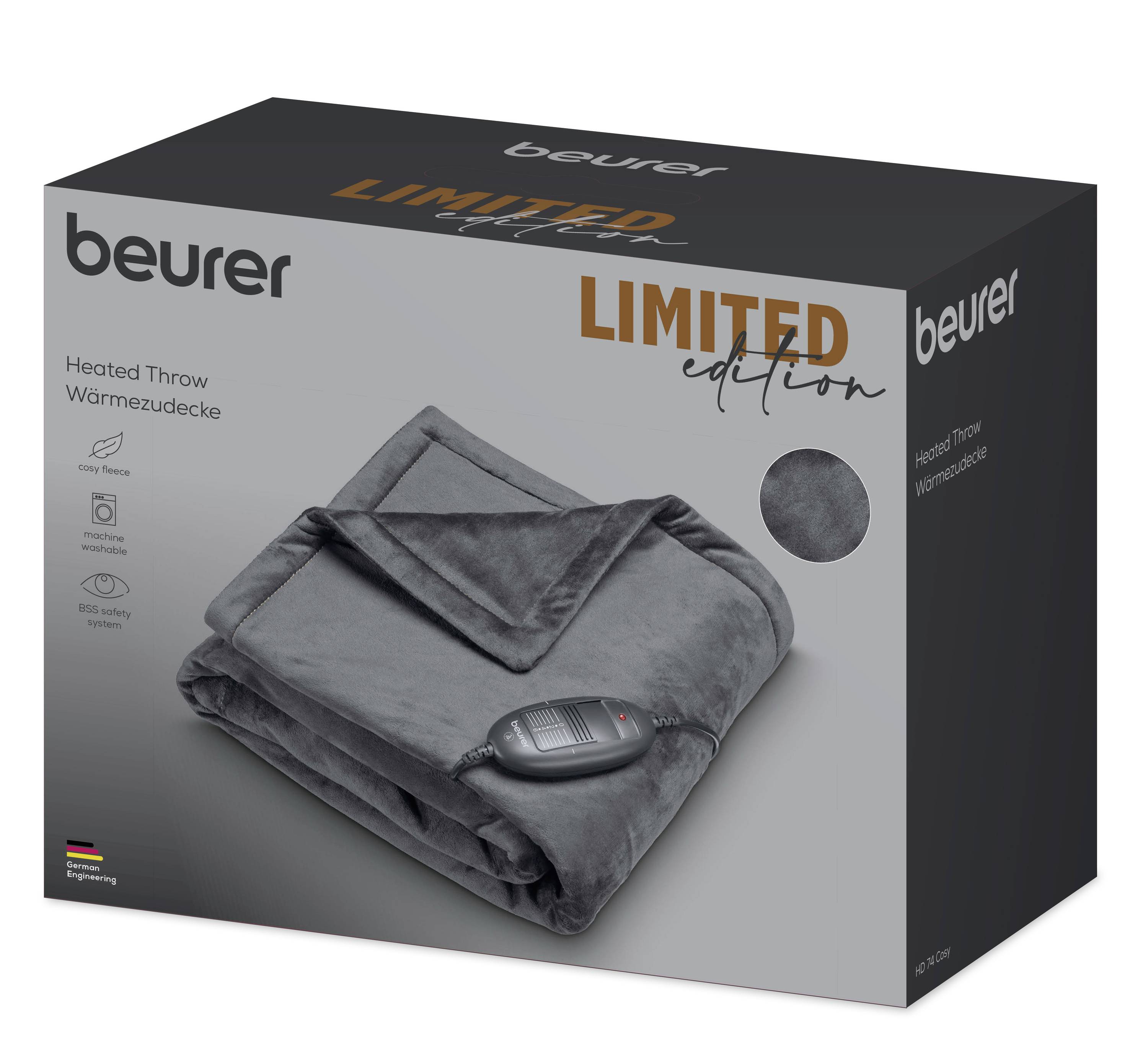 Beurer HD 74 LTD. Heizdecke 100 W Grau
