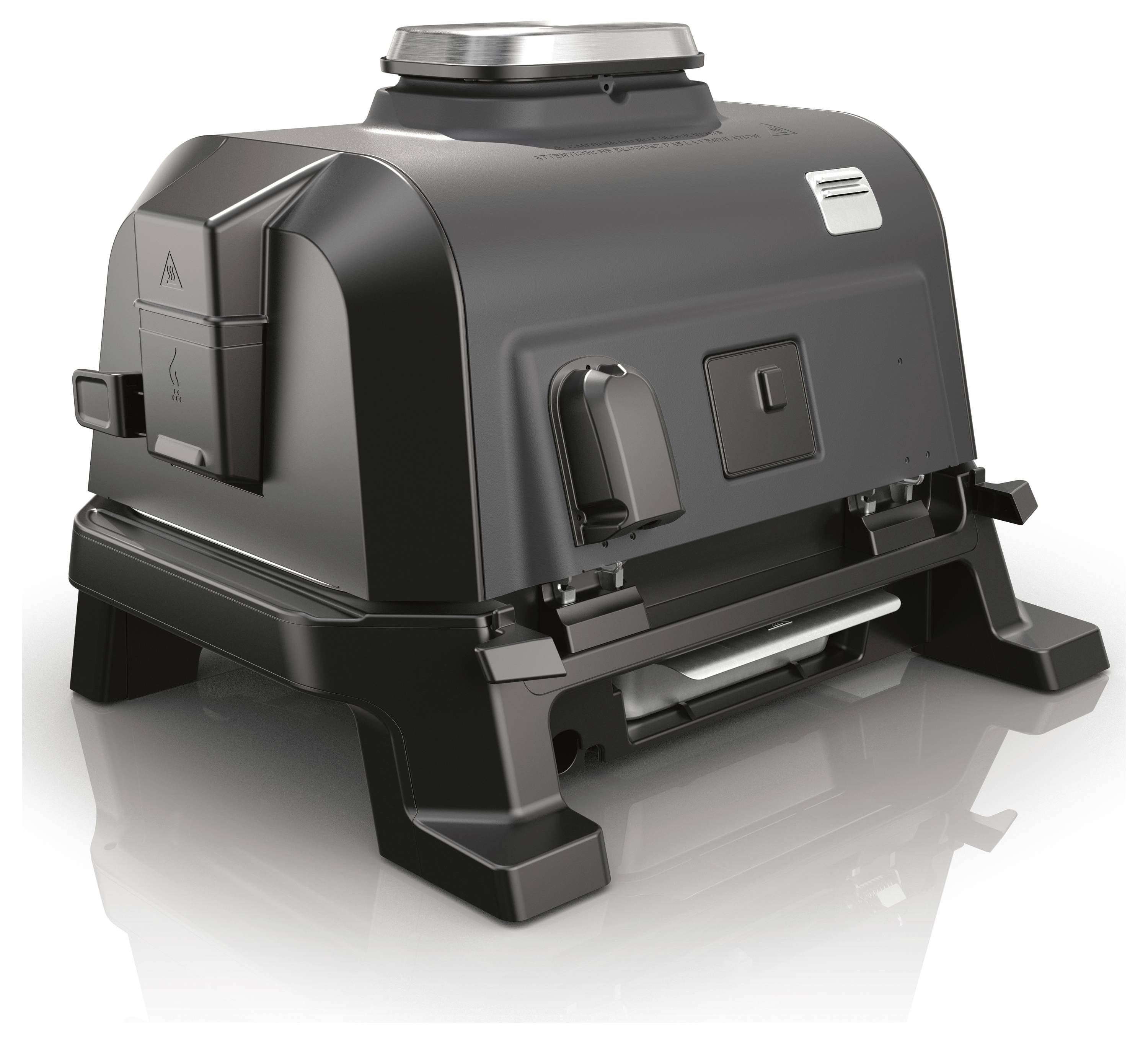 Ninja Woodfire Pro XL Elektro Elektro-Grill Schwarz, Edelstahl